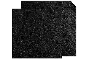 Goefun Black Glitter Card Stock: Luster for Your Creations