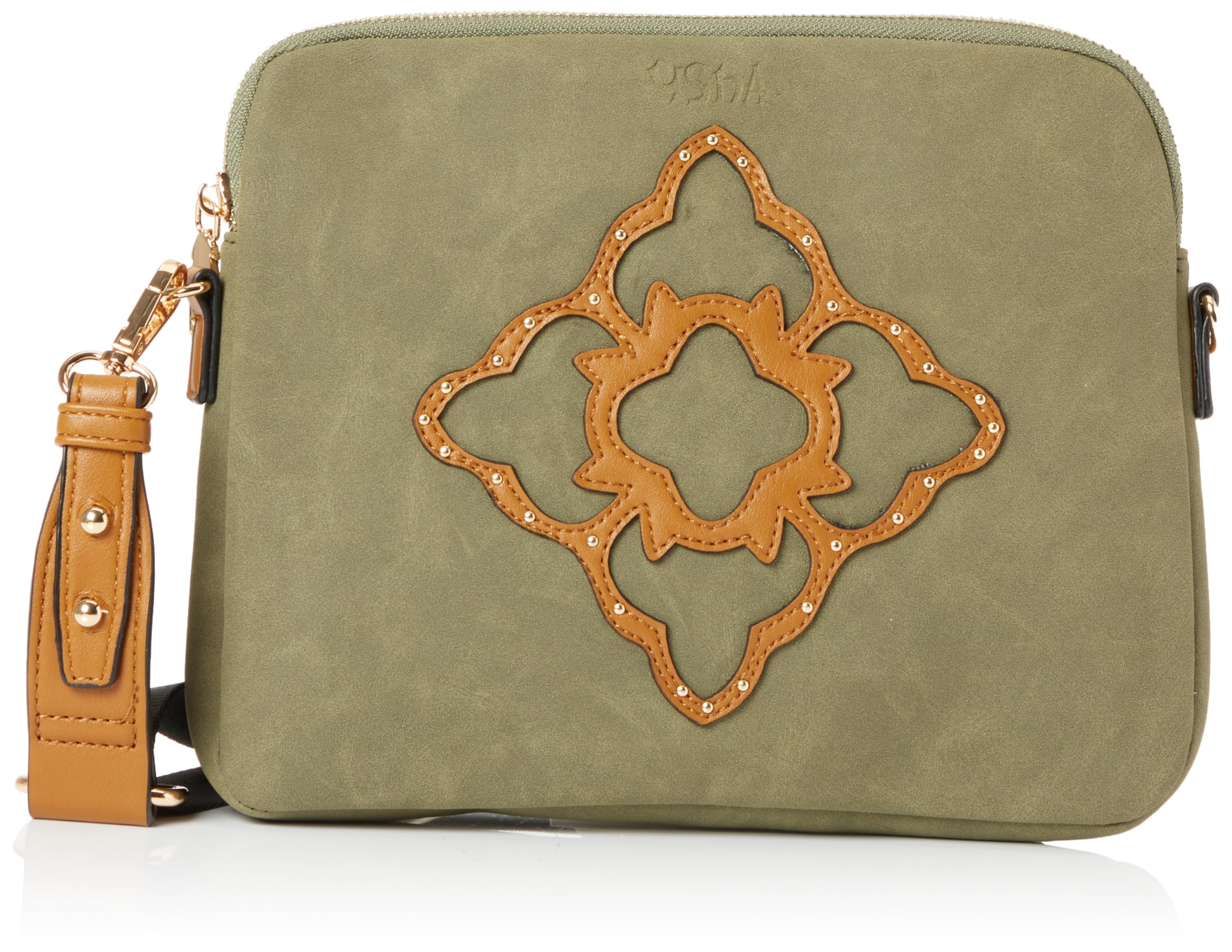 ALARY Women Crossbody Crossover Body Bag, Olive, One Size