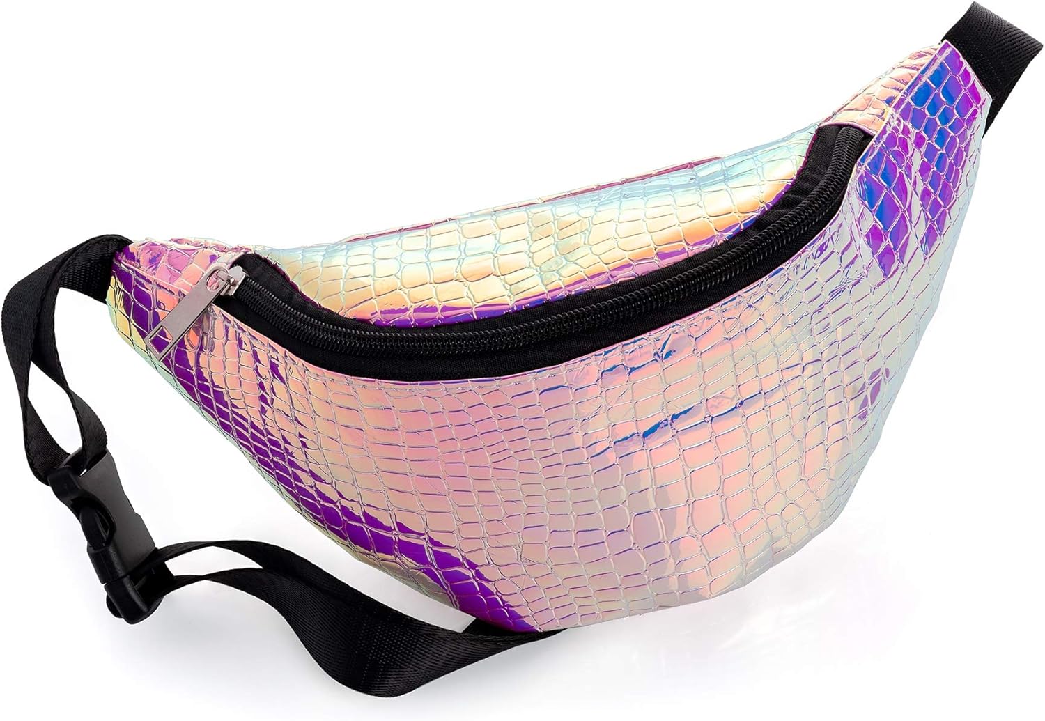 snakeskin fanny pack