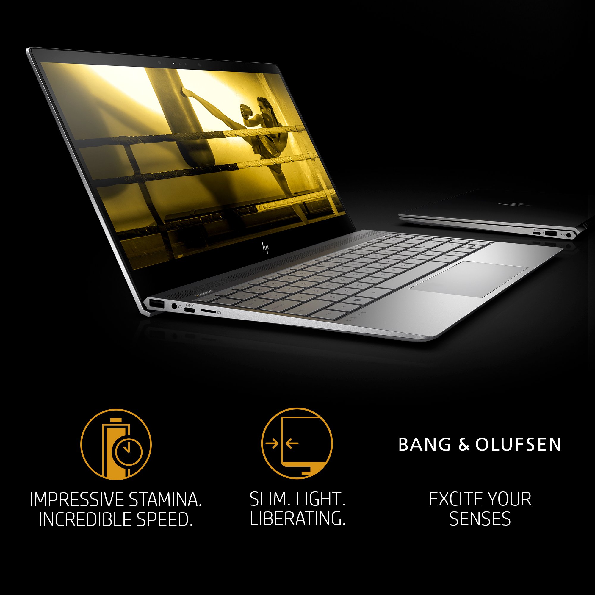 Amazon.com: HP Envy 13-inch Laptop, Intel Core i7-8550U, 8GB RAM