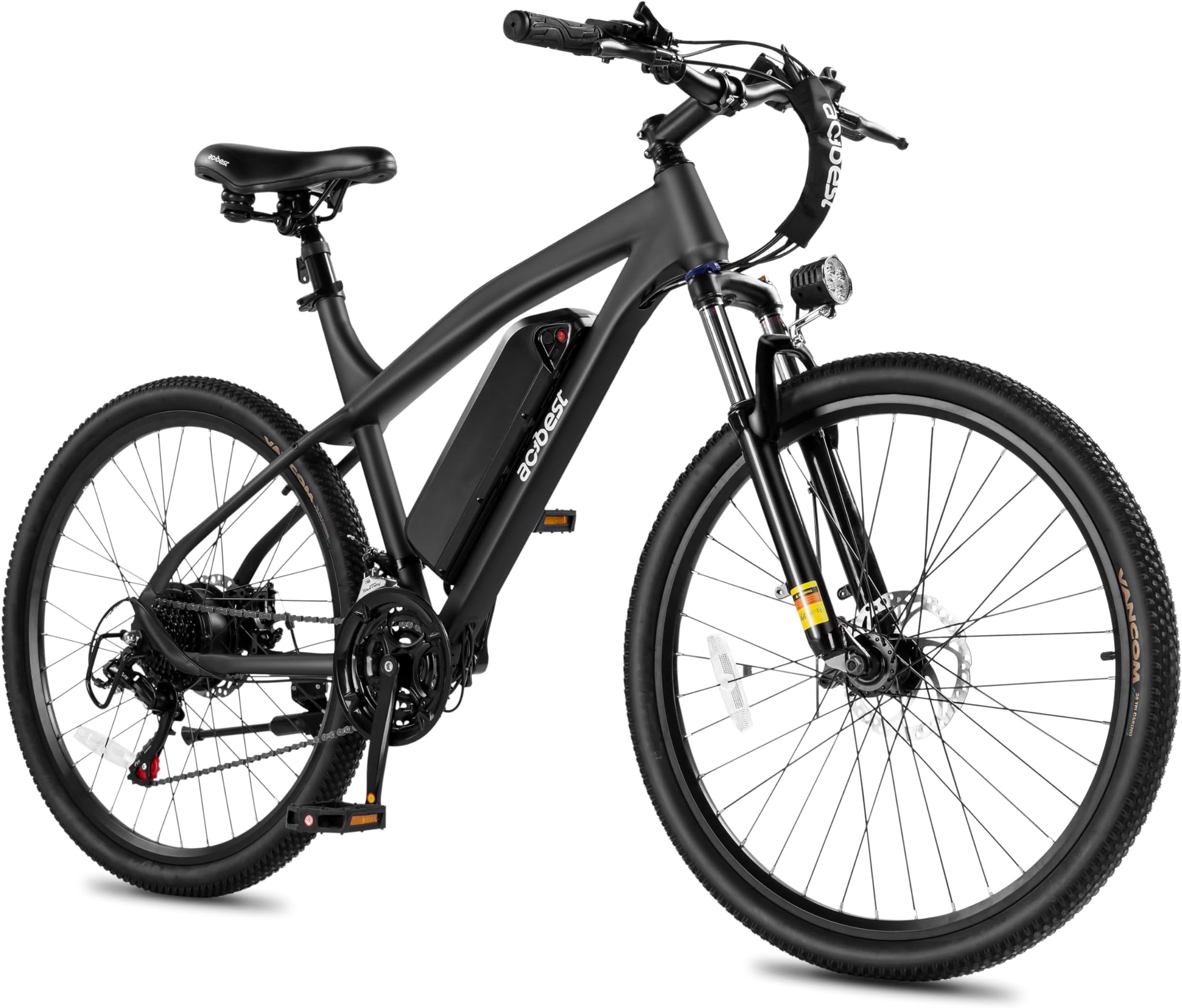 ACTBEST Race 27.5" /26" Electric Bike for Adults๏ผPeak 1200W/1000W๏ผ21-Speed Ebike, Up to 28MPH/22MPH, 40-55Miles Commuting Mountain Electric Bicycle with Fork Suspension