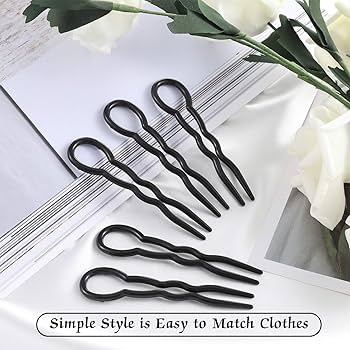 Amazon.com : 24 Piece Plastic Hair Bobby Pins U Shaped Grip Amazon.com : 24 Piece Plastic Hair Bobby Pins U Shaped Grip