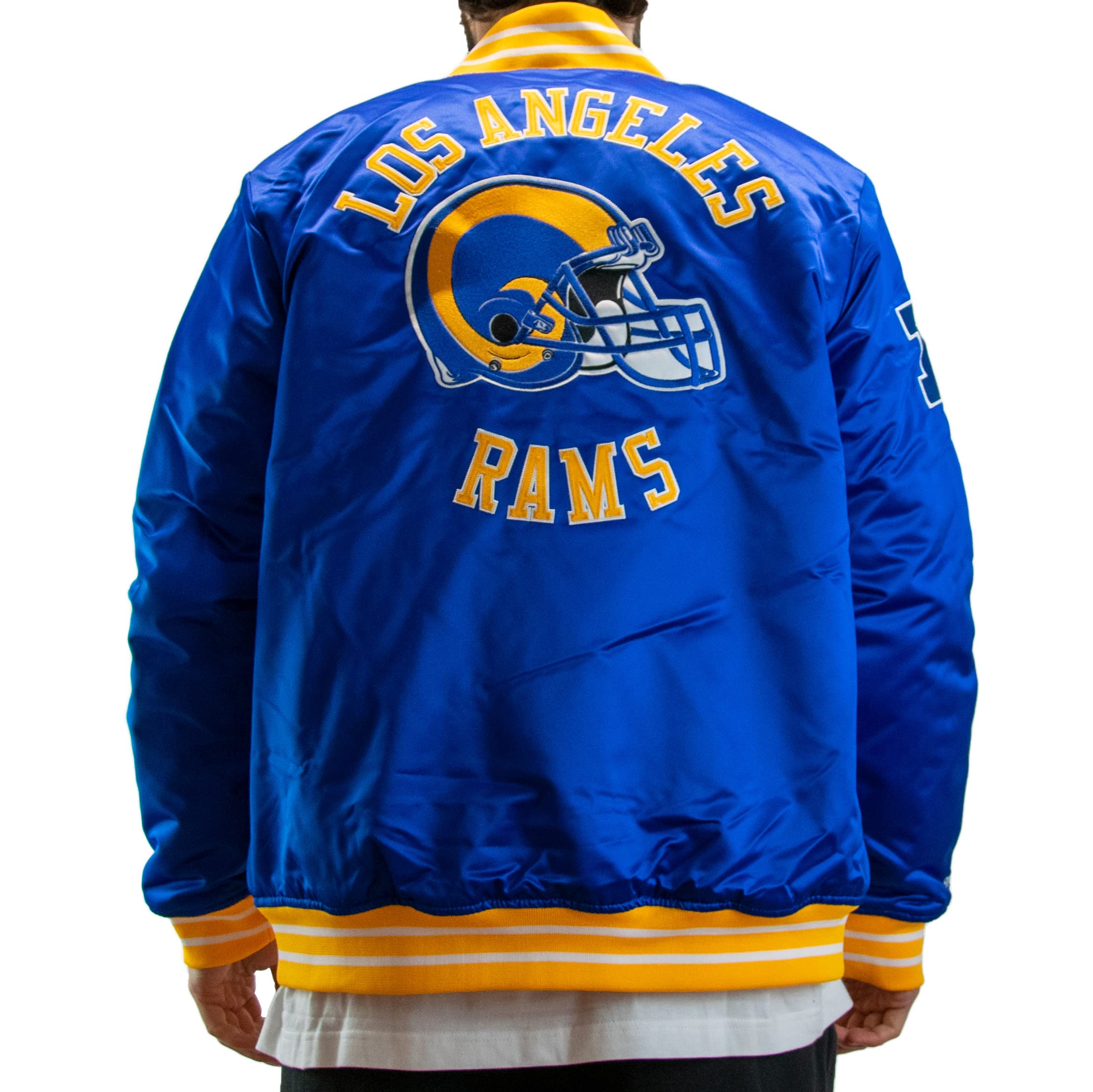 Mitchell & Ness Chaqueta de sat?n pesada de la NFL