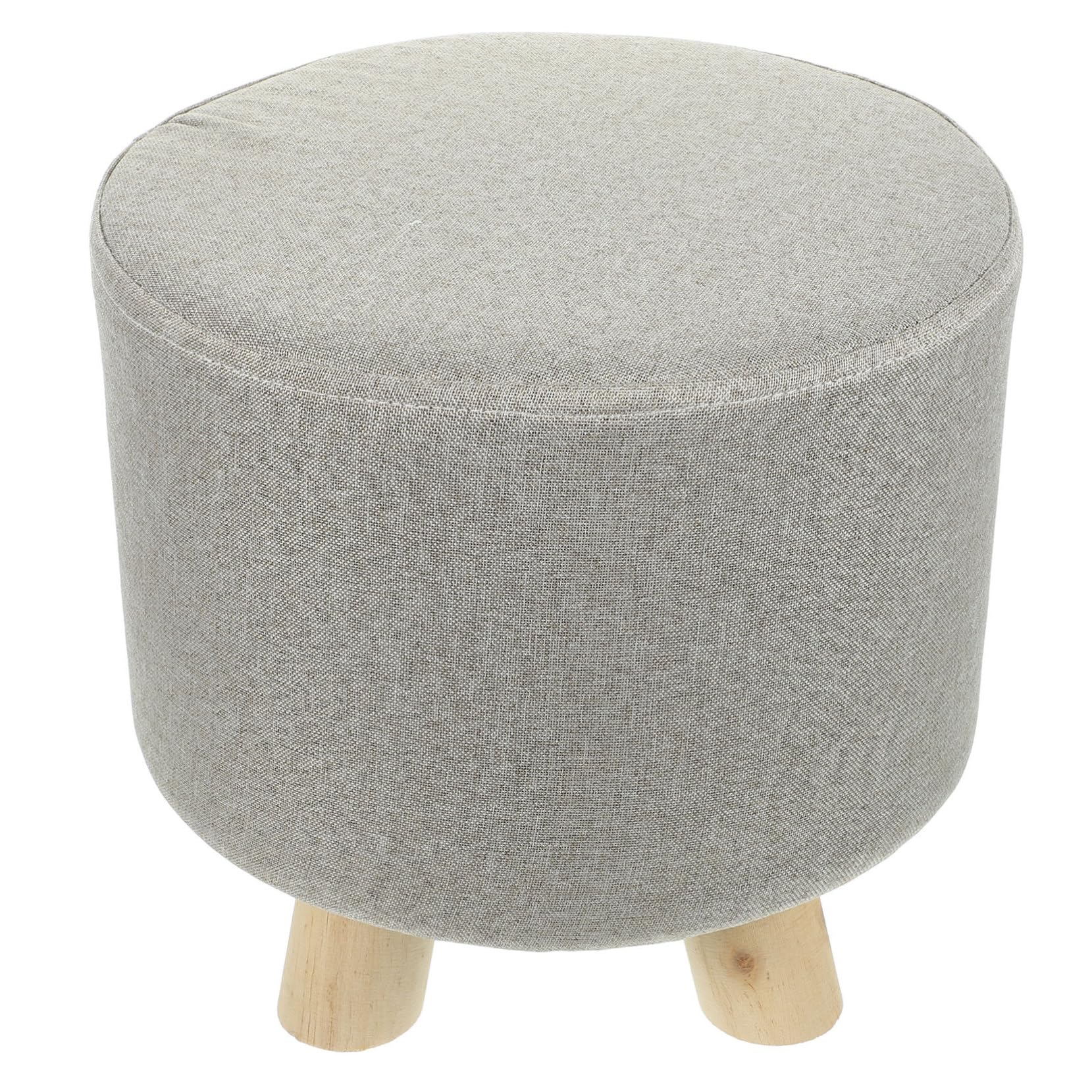 Levemolo Small Wooden Fabric Stool Foot Rest for Decor Perfect for Home and Classroom