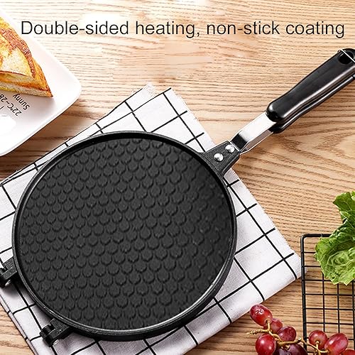 Miniatura 2 de Fdit Máquina para hacer gofres, molde para hornear rollos de huevos, sartén para hornear con cono de gofres, máquina de tortilla crujiente para