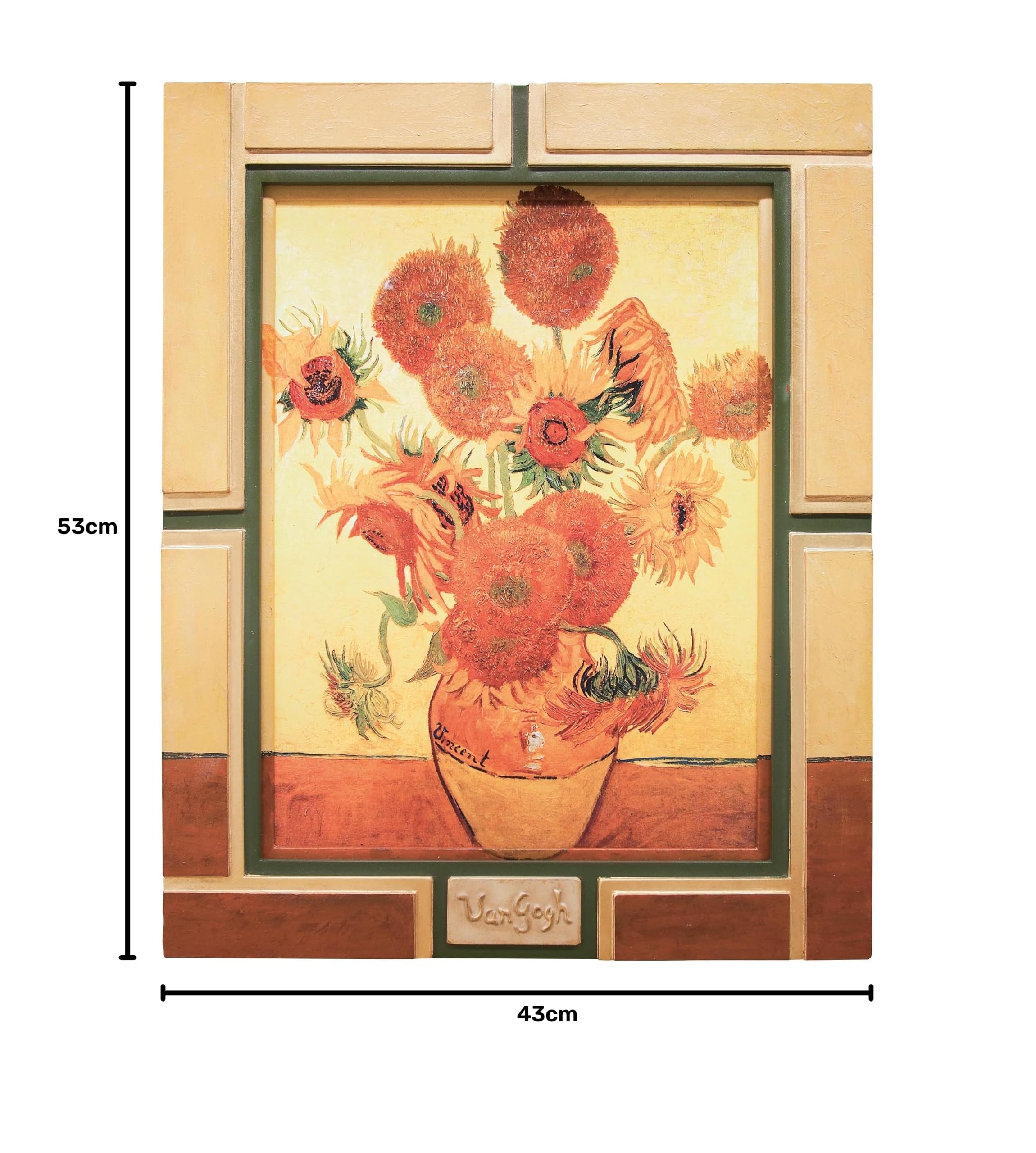 Amazon.co.jp: 大額(Daigaku) ゴッホ ひまわり インテリア絵画 アート