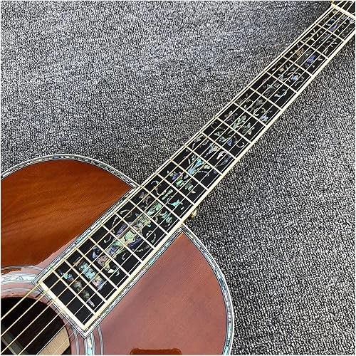 Miniatura 6 de GaYouny Guitarra acústica de estilo de 390in Diapasón de ébano real Electirc Guitarra acústica color Guitarra tamaño 390in