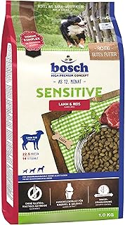 bosch HPC Sensitive Lamm & Reis | Hundetrockenfutter für ernährungssensible Hunde aller Rassen | 1 x 1 kg product image