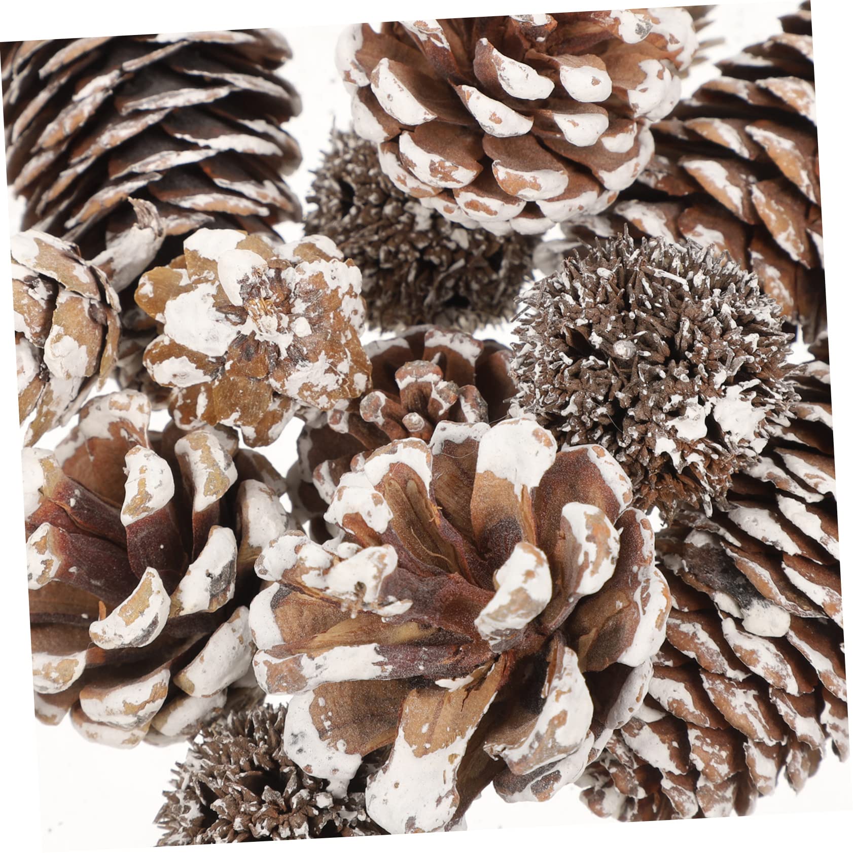 NUOBESTY 4ensembles Kit De Décoration avec Pignes Séchées pour Noël pour Artisanat Créatif Et Décorations De Fête