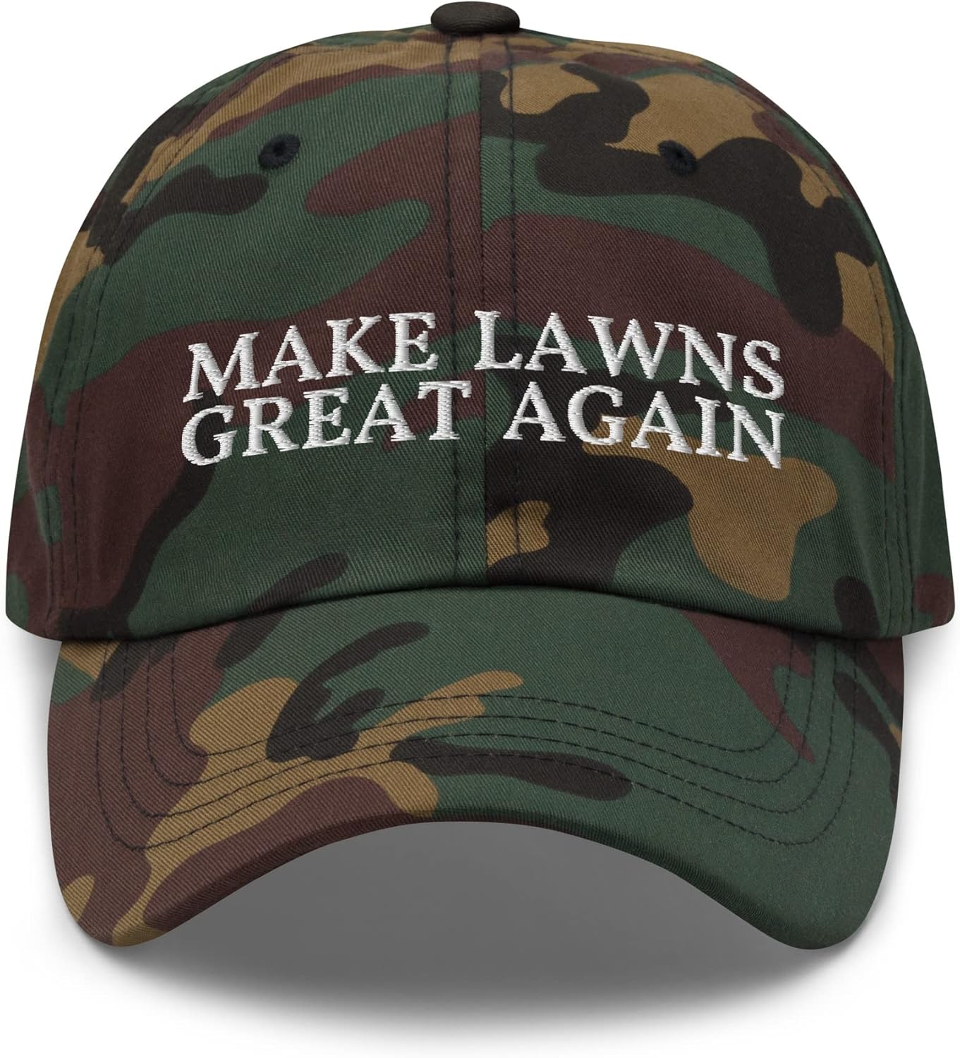 Make Lawns Great Again Dad Hat - Funny Lawn Embroidered Cap - Gift for Landscaper, Lawn Man