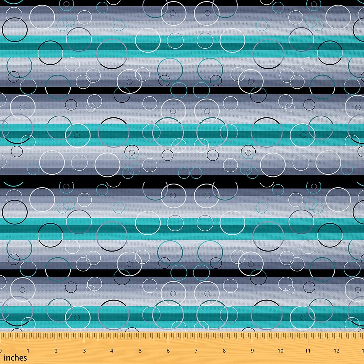 Tela de tapicería a rayas rojas y marrones, tela a rayas degradadas por yarda, tela retro a rayas, impermeable, para exteriores, para círculos geométricos, remolinos de bricolaje, tela impermeable de