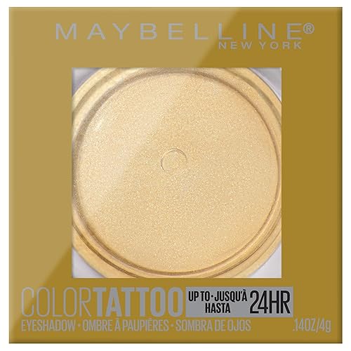 Maybelline Color Tattoo - Sombra de ojos de larga duración de hasta 24 horas a prueba de agua