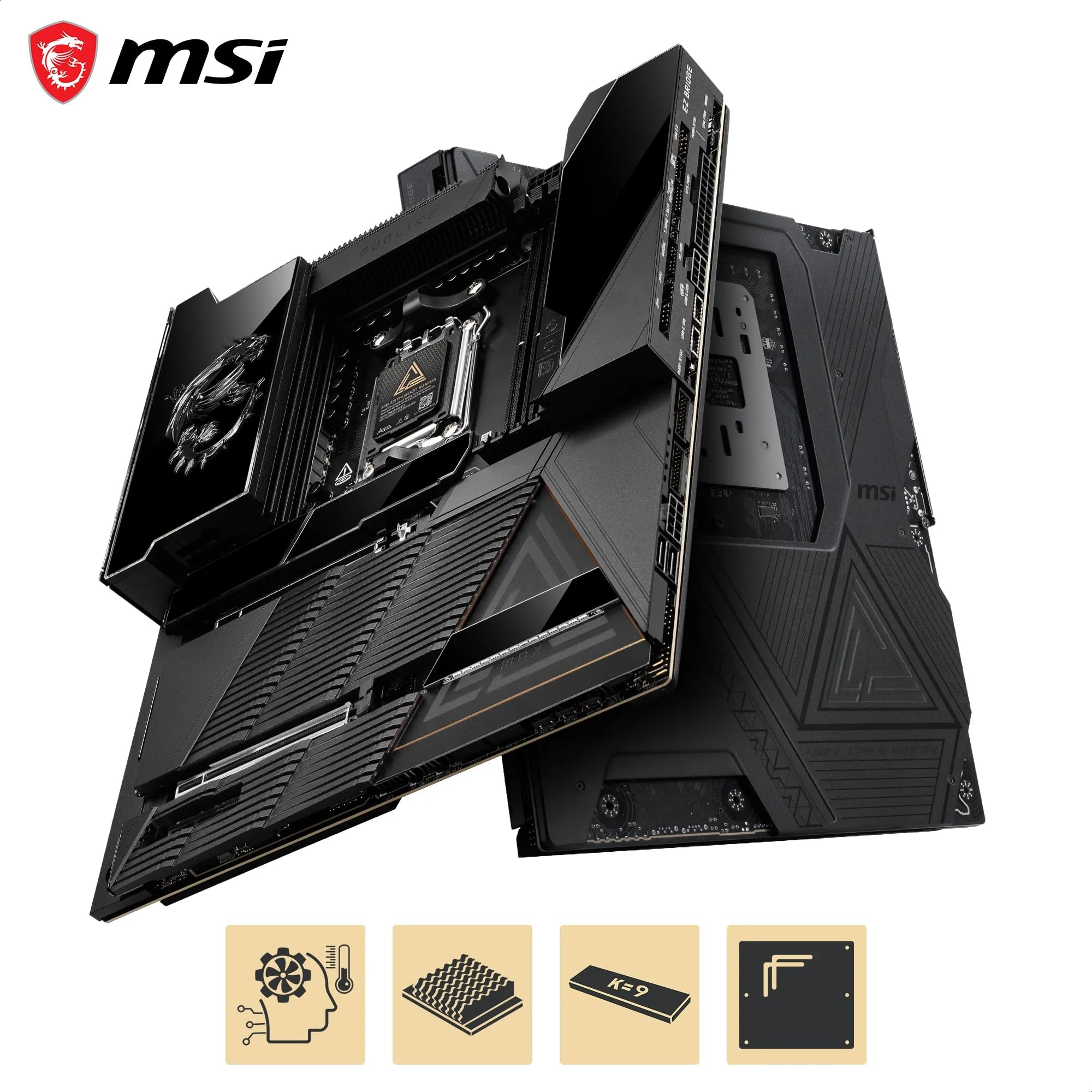 Amazon.com: MSI MEG X870E GODLIKE MAX, E-ATX - Supports AMD Ryzen