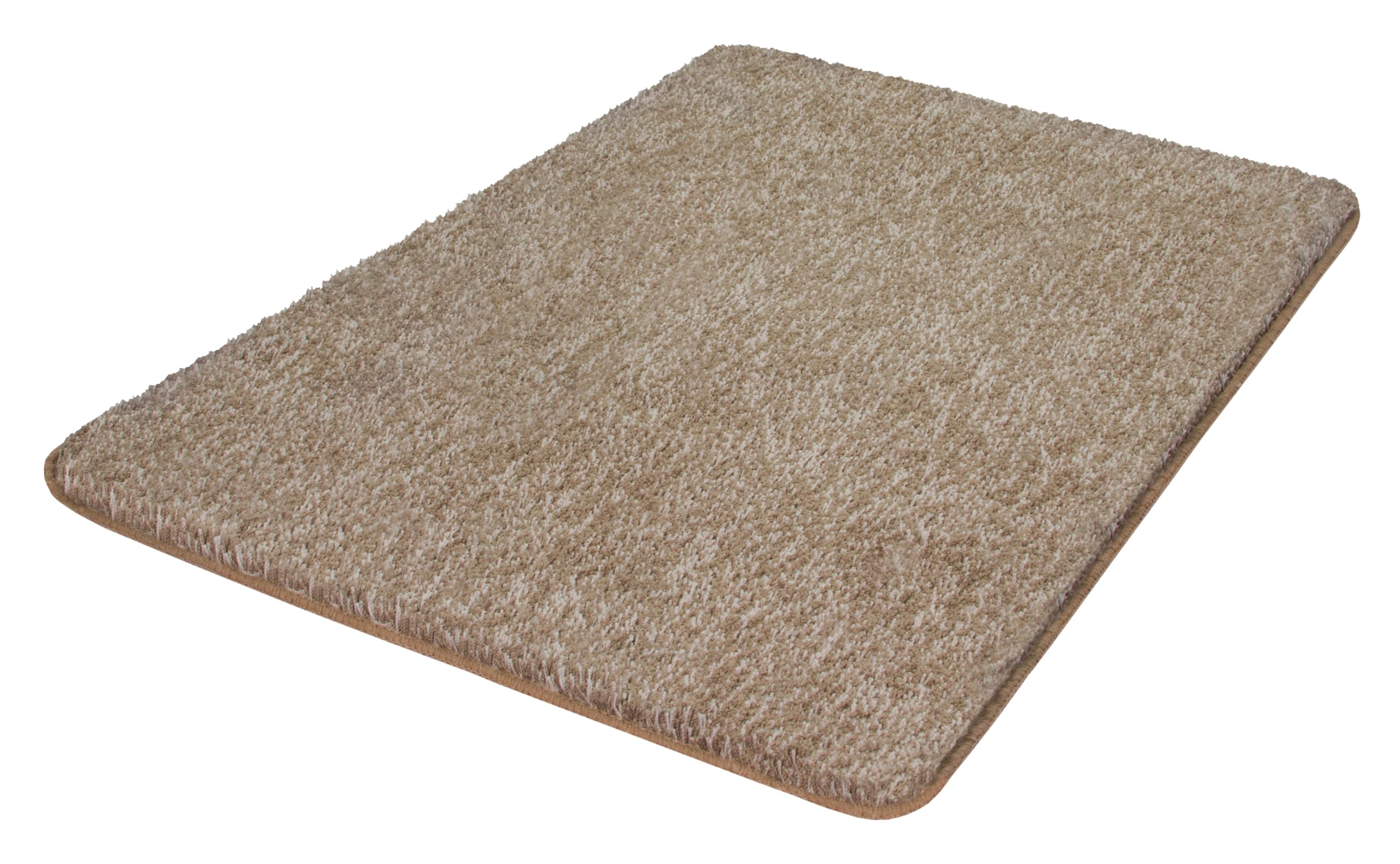 Kleine Wolke 4071271519 Badteppich Seattle, Polyester, 60 x 90 x 3 cm, Taupe