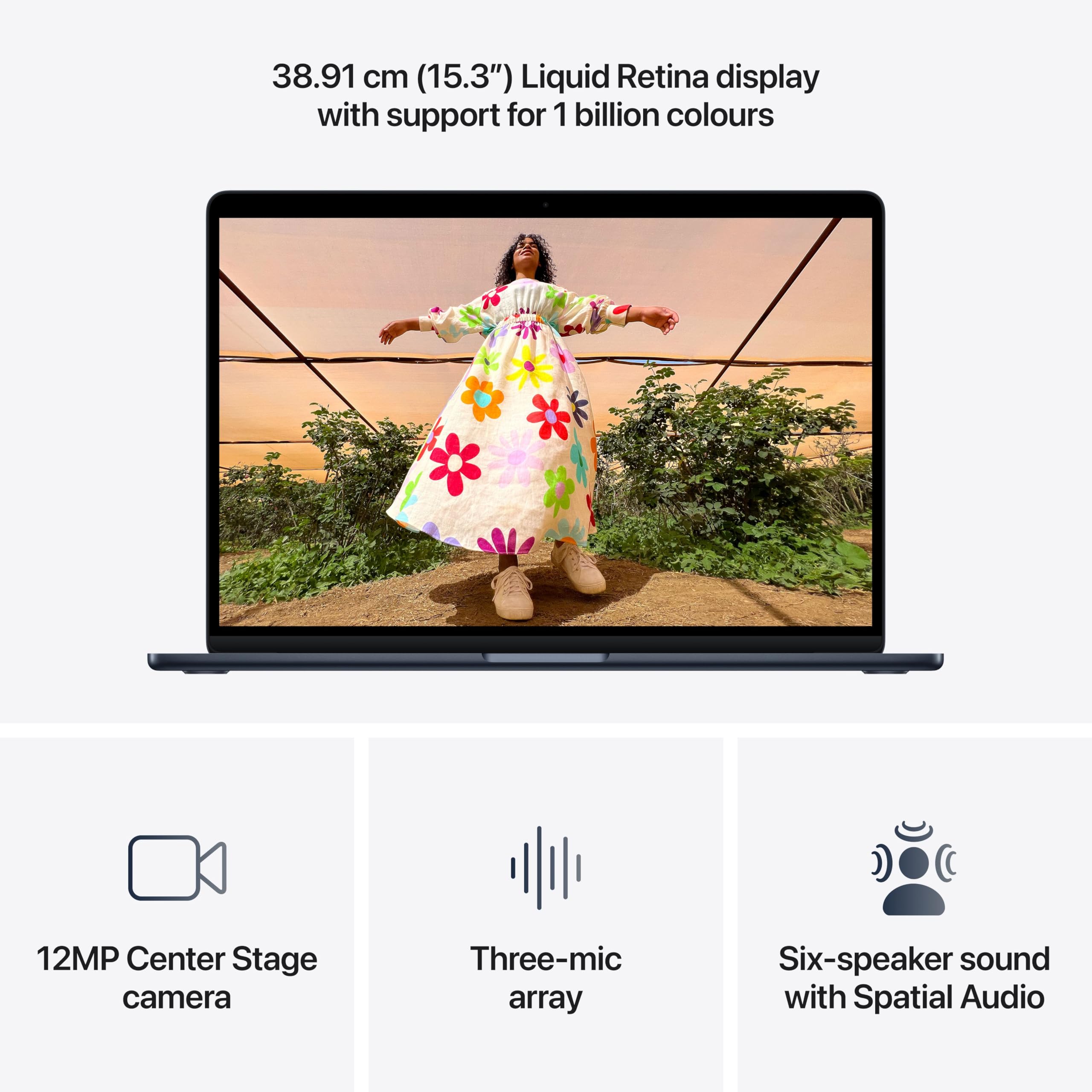 Apple 2026 MacBook Air 15″ Laptop with M5 chip: AI and Apple