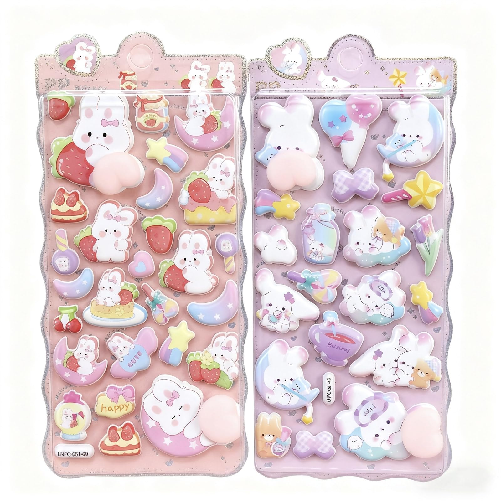 【在庫処分セール♪】ウォーター 立体エンボシスマシュマロ平面シール30枚セット Amazon.co.jp: Laxewzul 3dシール 立体シール 3D ステッカー