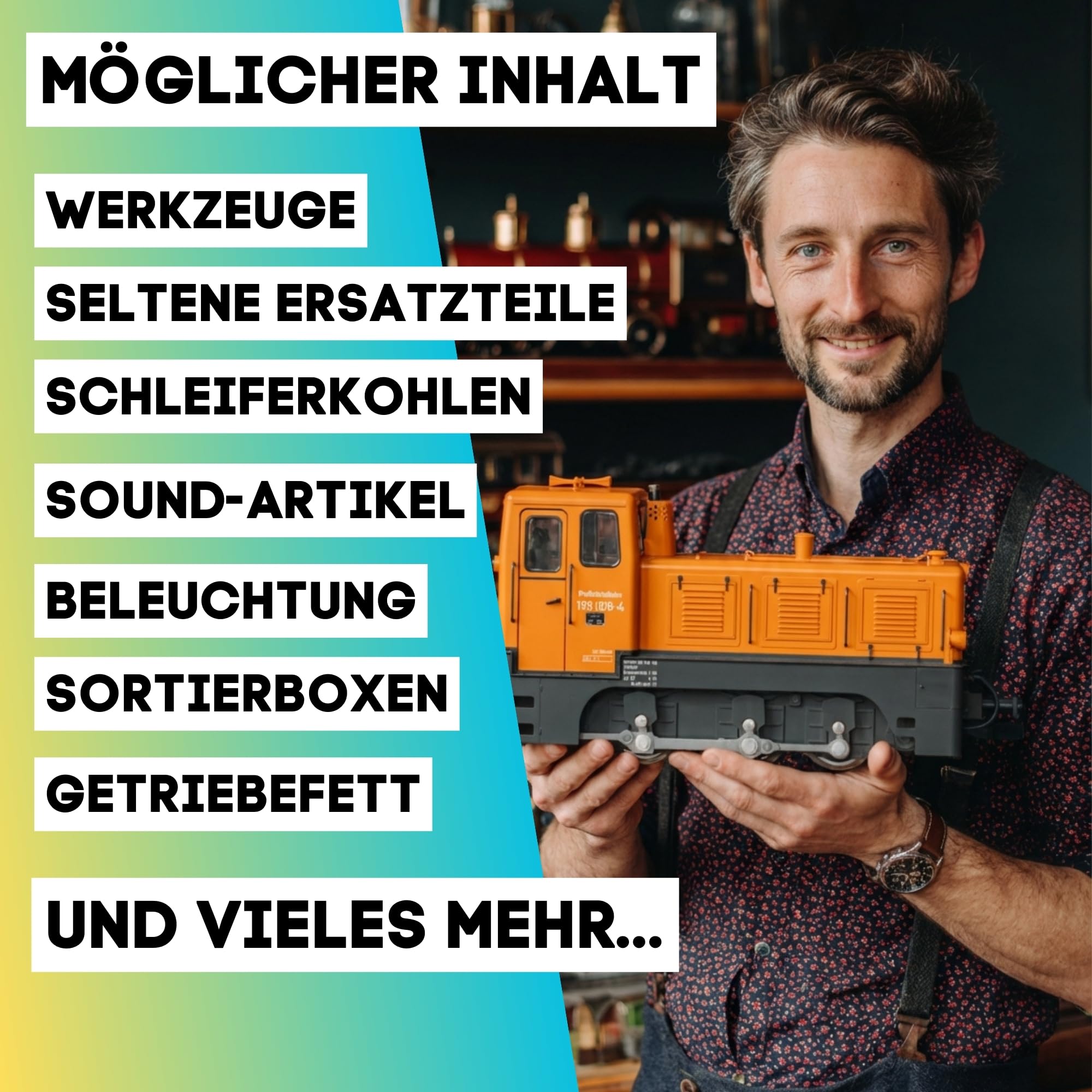 Wundertüte mit Basic Spur-G Zubehör - Geschenk für Gartenbahn Überraschungsbox mit Spur-G Zubehör für Gartenbahn Modelbahn - Spur G Gartenbahn