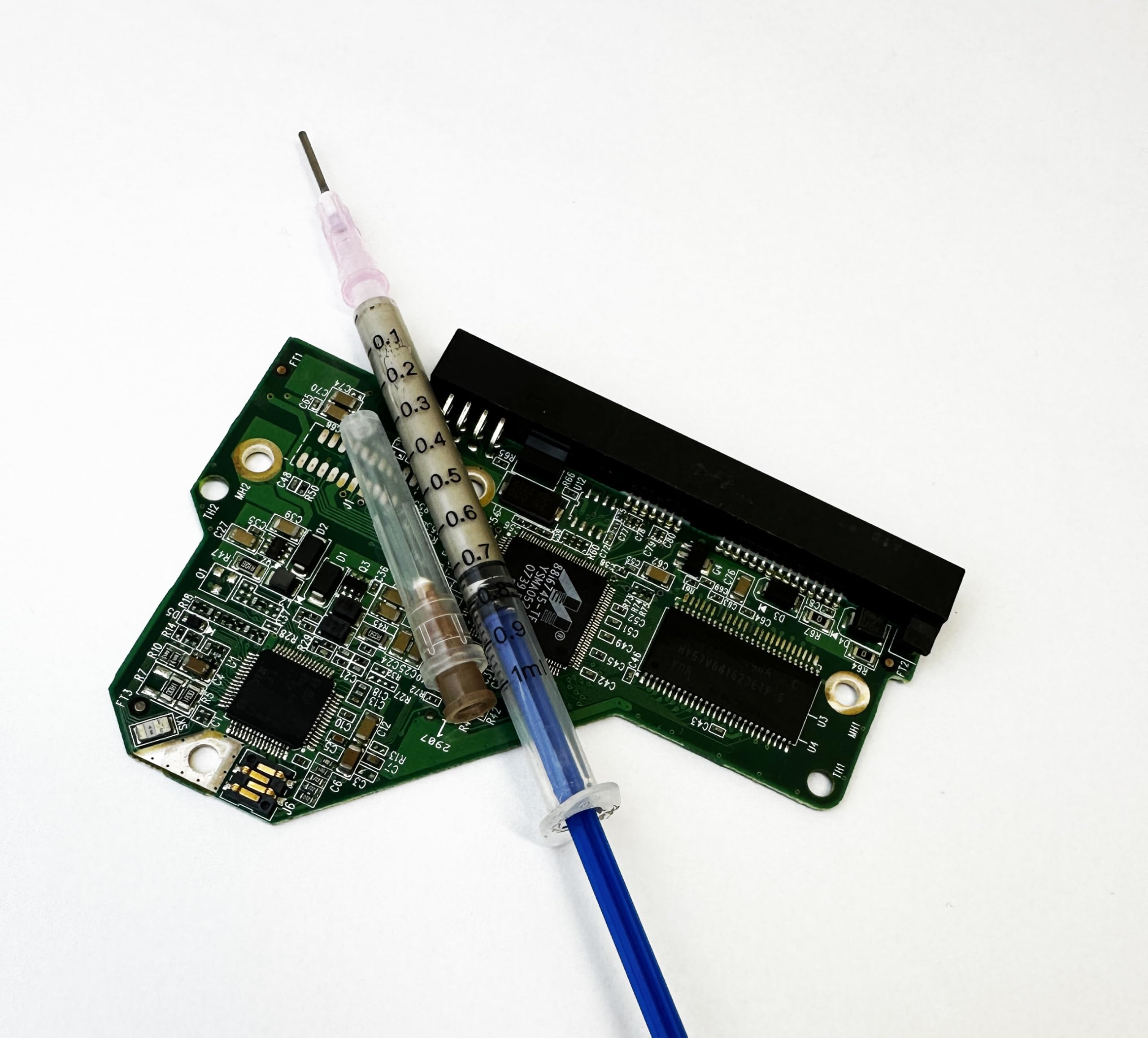 ALVER 0.7ml Thermal Paste Silver Conductive Glue Paste, Conductive Silver Adhesives Paint Pen for Keyboard PCB Repair