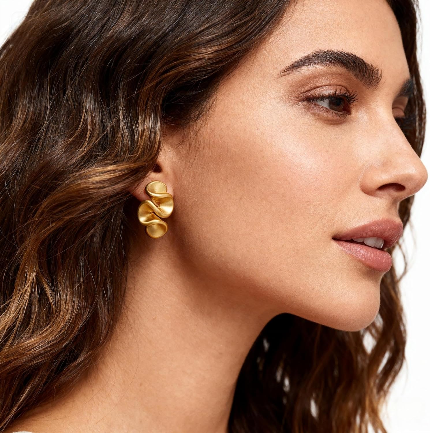 Statement Twisted Earrings for Women Trendy Spiral Drop Dangle Earring Jewelry - Image 5