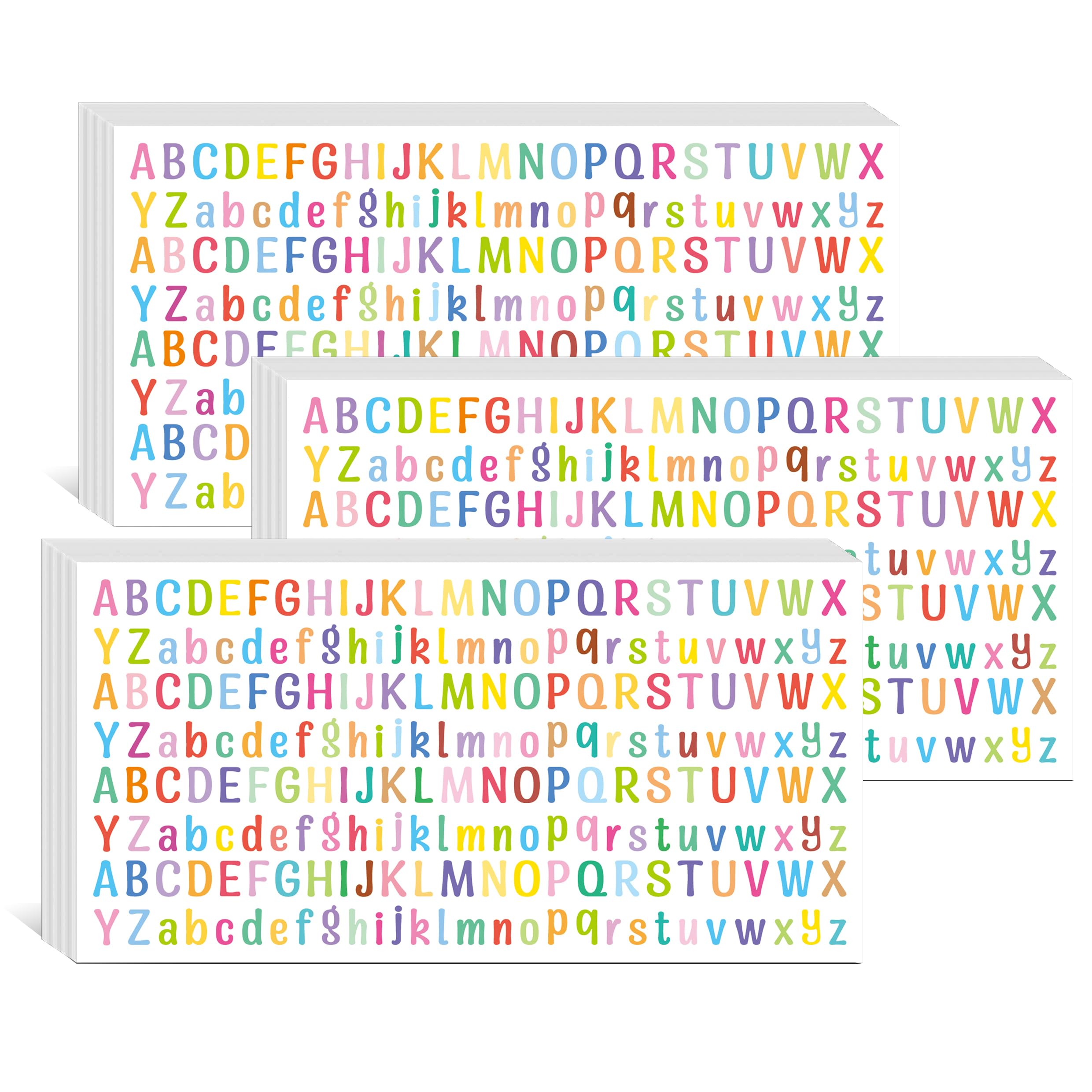 NATZERAT 0.5" Small Letter Stickers 4160 Pieces 20 Sheets Letter Stickers,1/2" Mailbox Sticker Vinyl Stick On Letters Window, Water Bottles,DIY,Door,