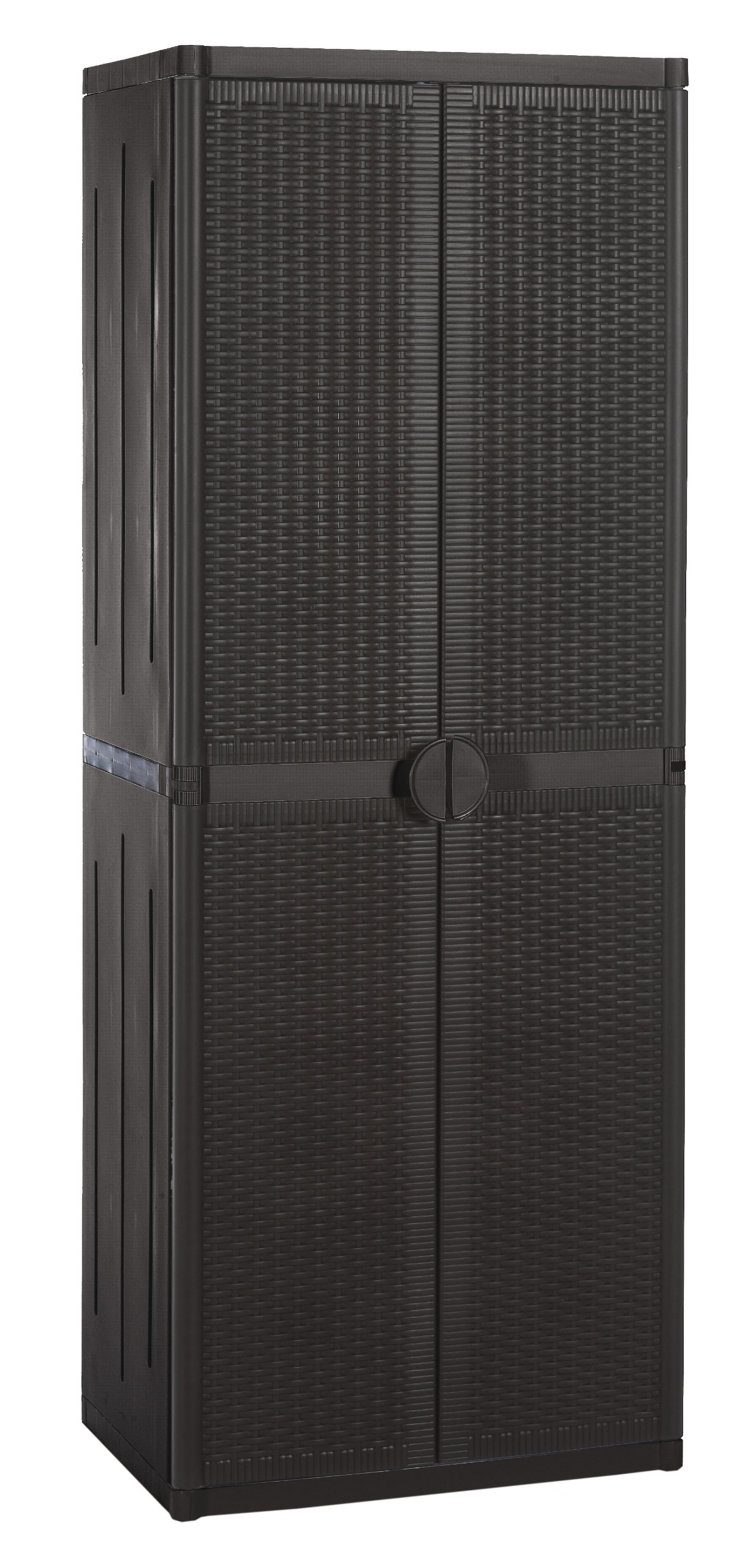 6298600 Mobile Porta Scope Rattan 65 x 45 x 172 Cm Nero