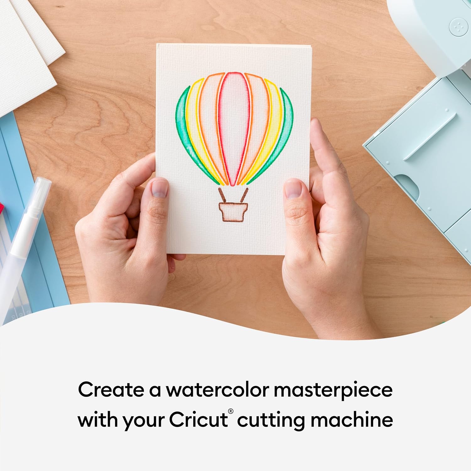 Cricut Watercolour Cards, Off-white, 12.1cm x 16.8cm - Image 4