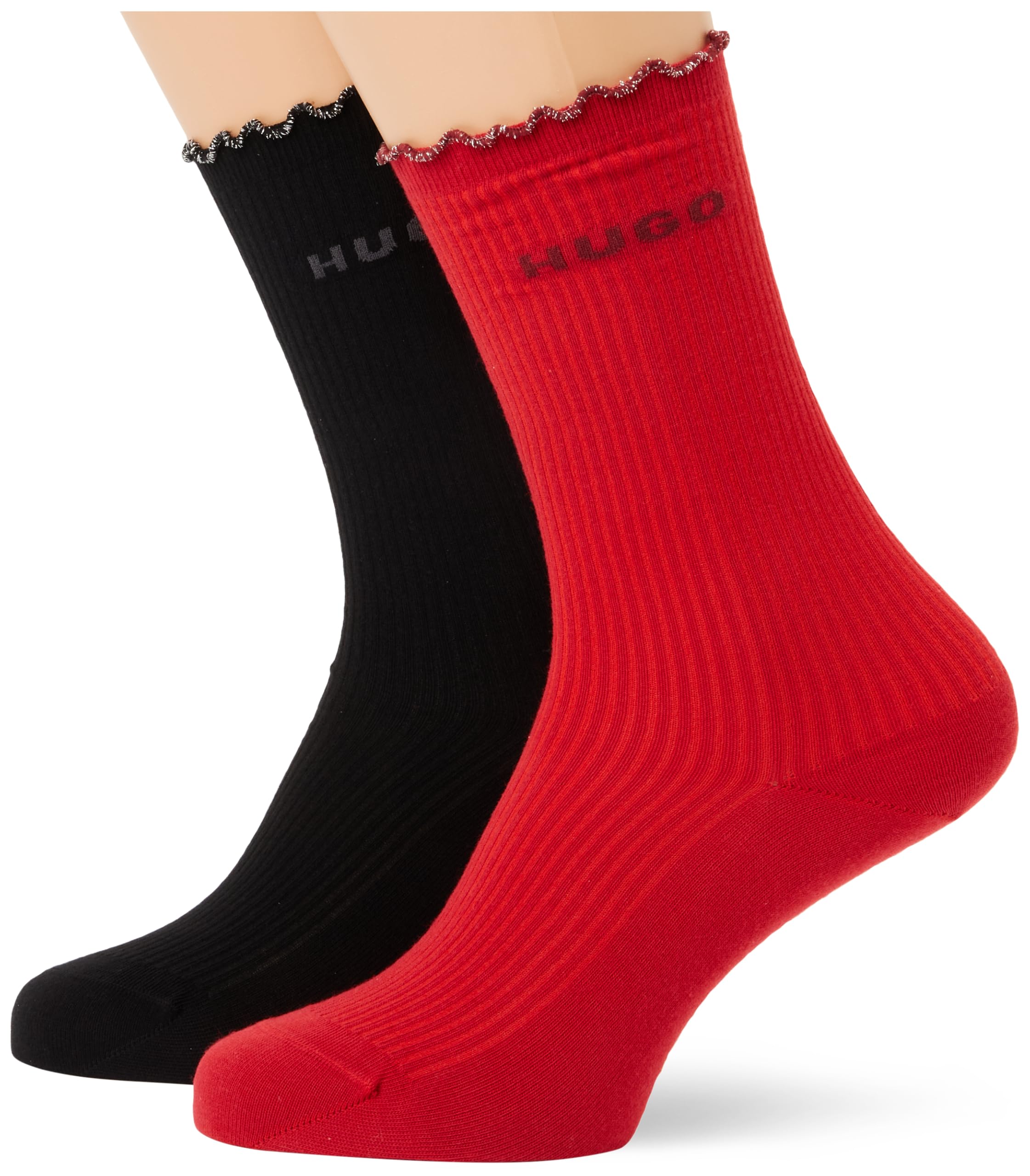 HUGO Damen 2p Rs Lettuce CC W 10272175 01 Regular_Socks