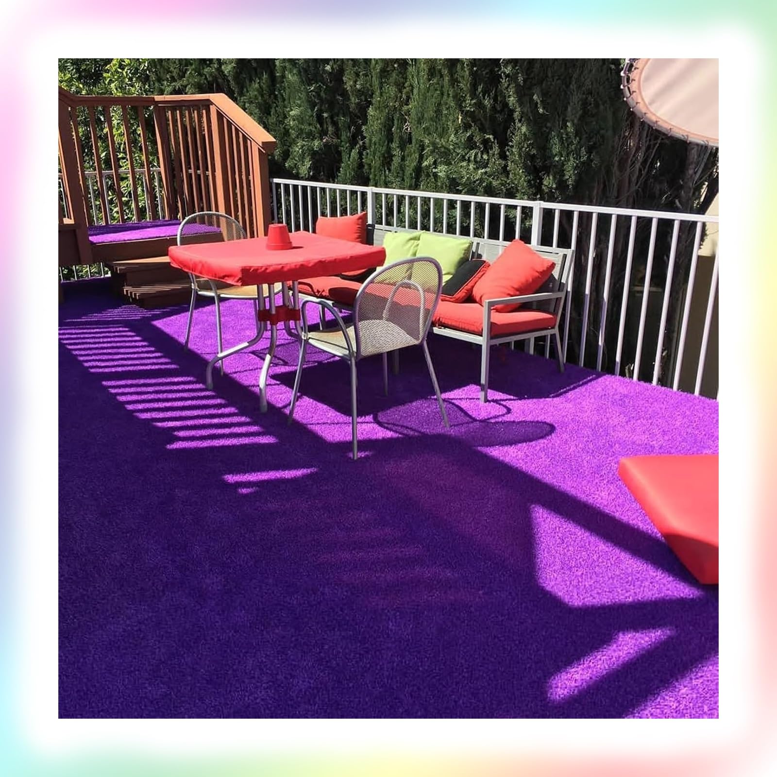 Erba Artificiale for Patio, Area Cani, Tappetino erboso for Interni ed Esterni(31x79in)