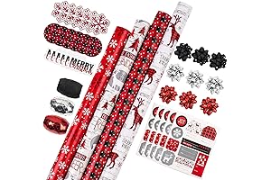 WRAPAHOLIC Jumbo Christmas Wrapping Paper Set
