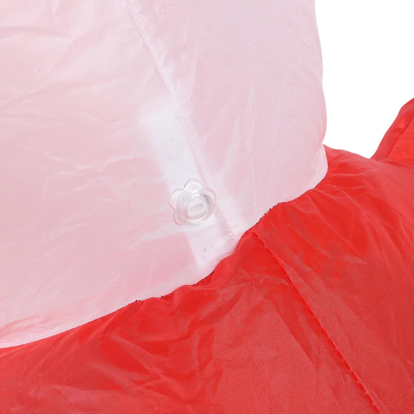 Père Noël Gonflable de 3,9 Pieds avec Canne en Bonbon, imperméable, Polyester 190T, éclairage LED, décoration de Cour de noël pour la Maison et la fête en Plein air
