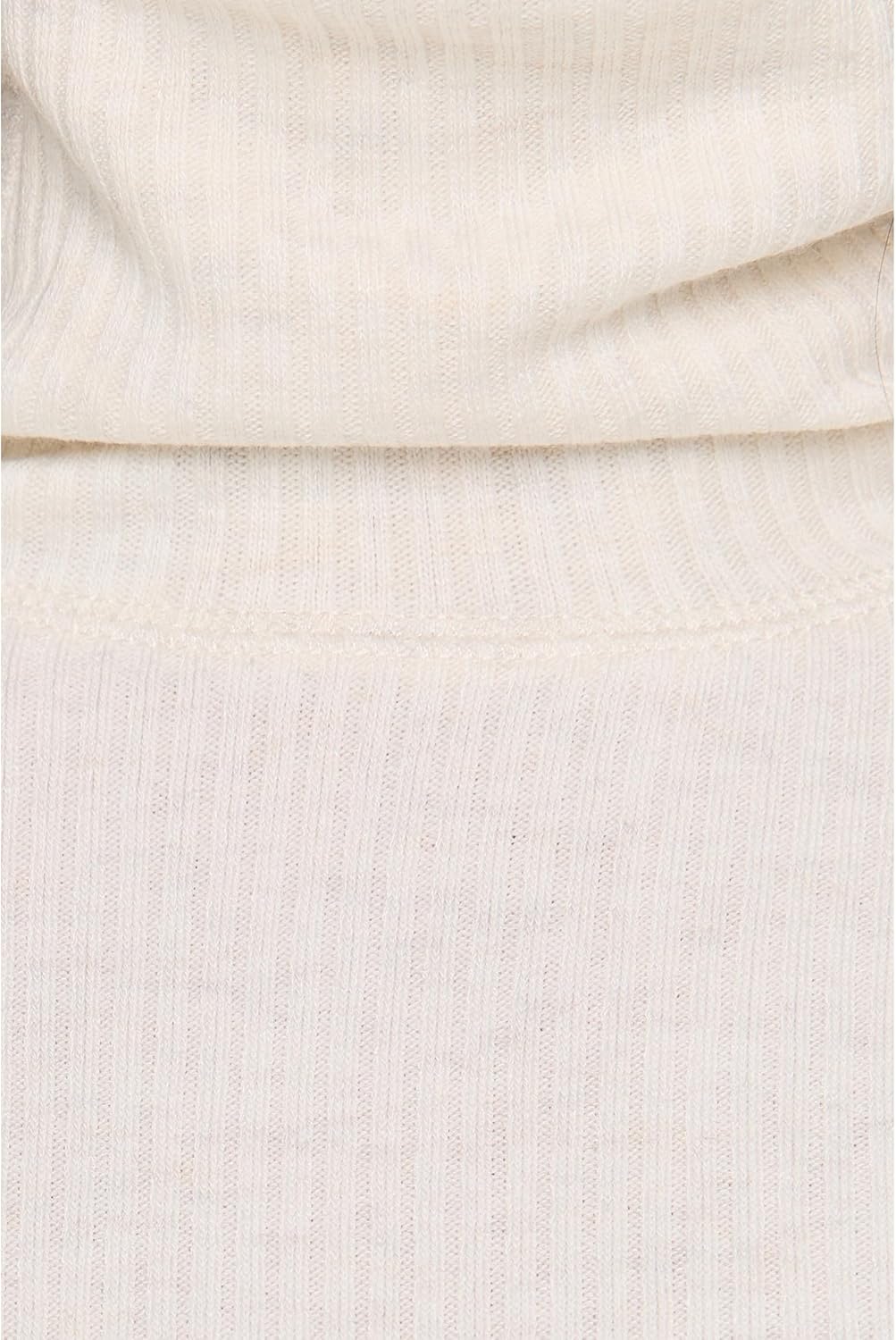 Madewell Womens Coverstitch Turtleneck Drapey Rayon Rib - Image 5