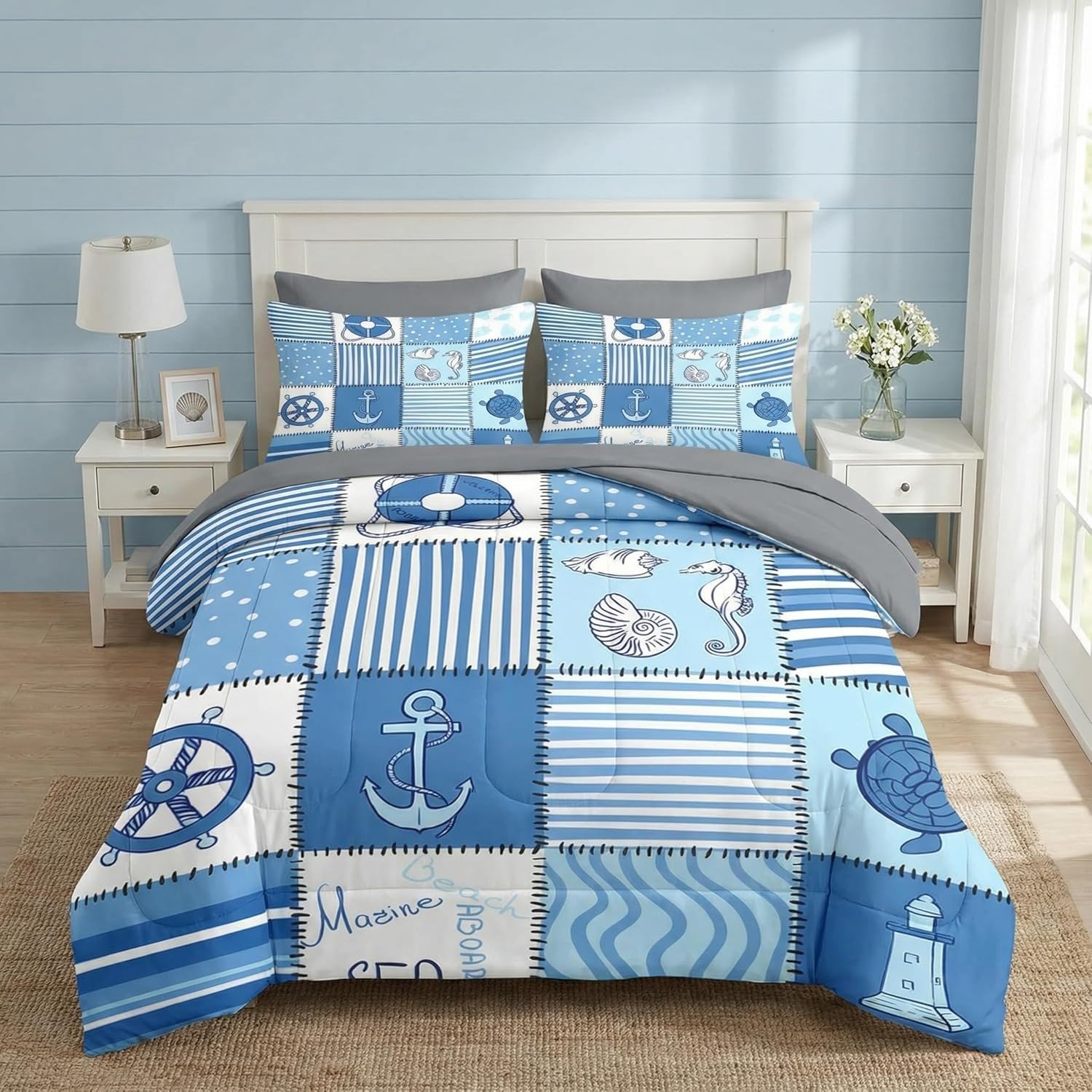 Couette 240x260 chaude sans housse et édredon microfibre douce YUd1866