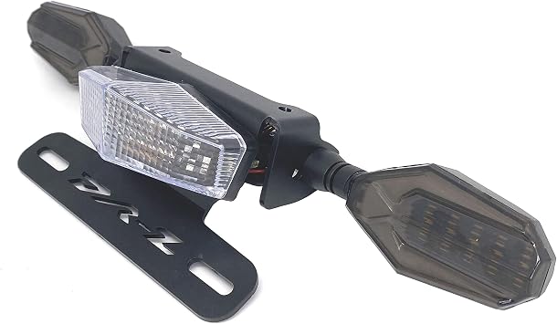 DRZ400S Rear Tail Tidy - Fender Eliminator Kit LED Tail Brake Light Turn Signal Blinker For SUZUKI DR-Z 400SM DR-Z 400S DRZ 400E 2000-2021 License Plate Bracket Clear