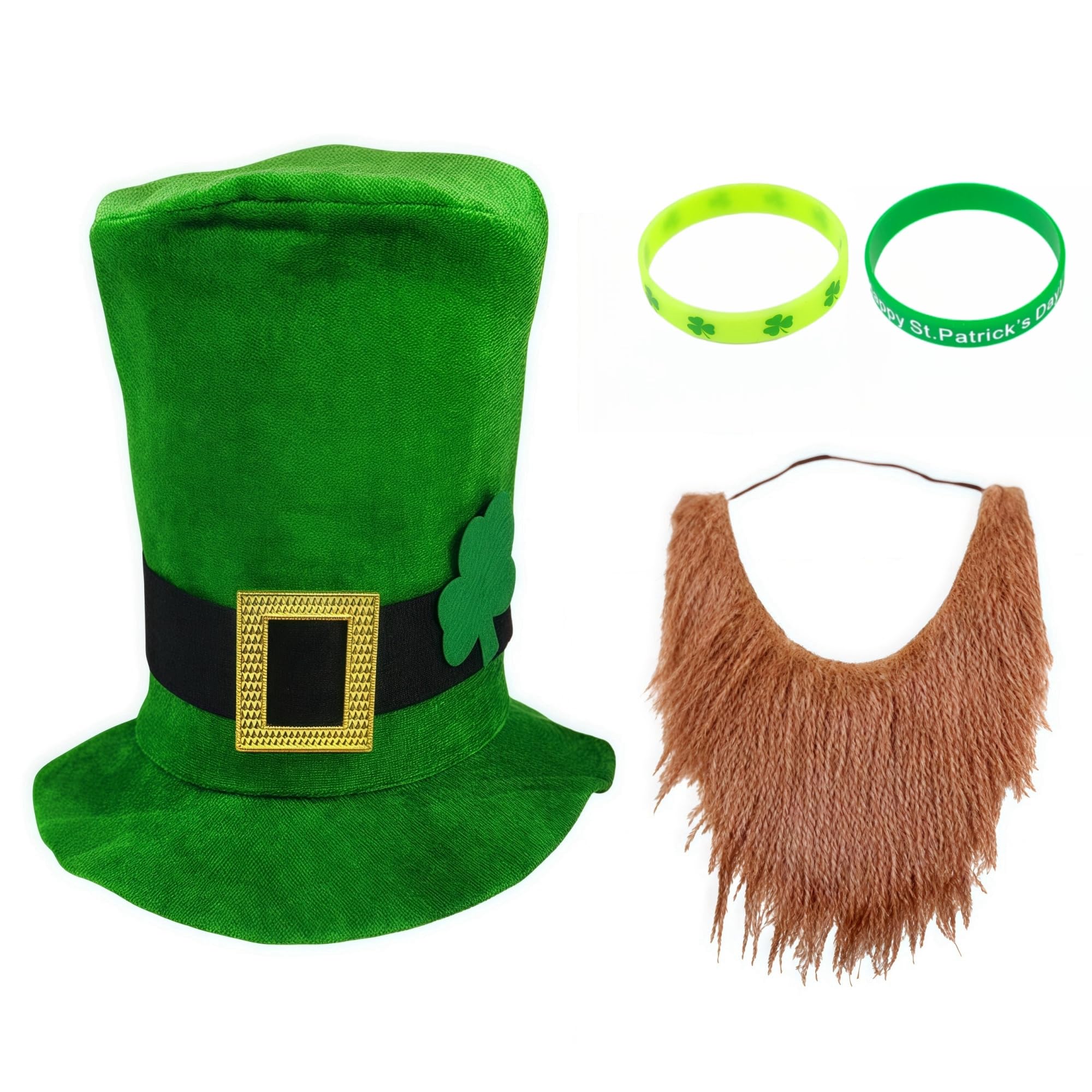 Amazon.com: BEENODI St. Patrick's Day Costume Suit,Includes Leprechaun ...