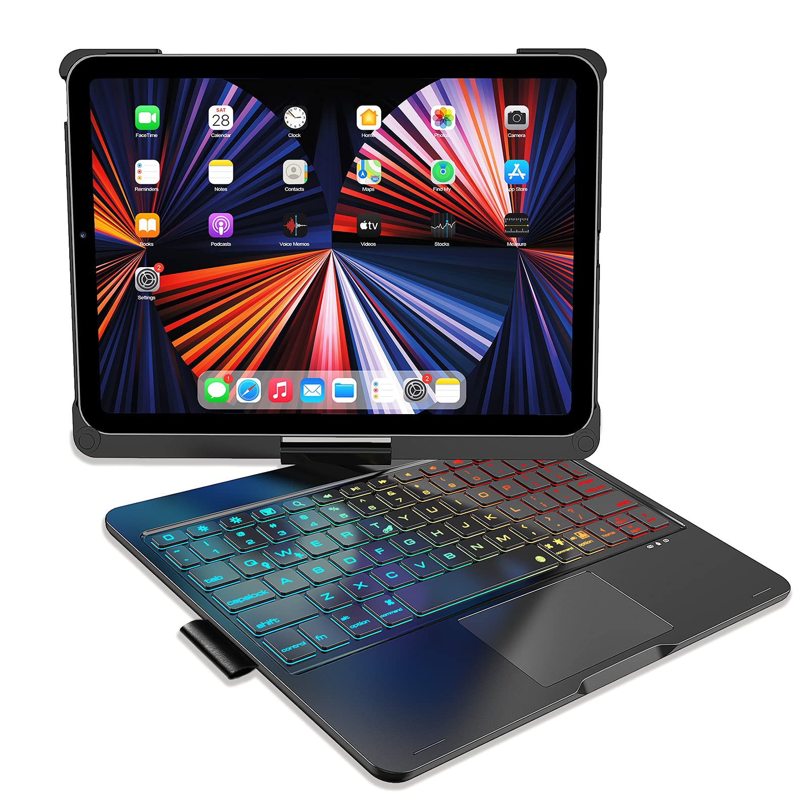 Buy SENGBIRCH iPad Air 5th Generation Case with Keyboard, Trackpad