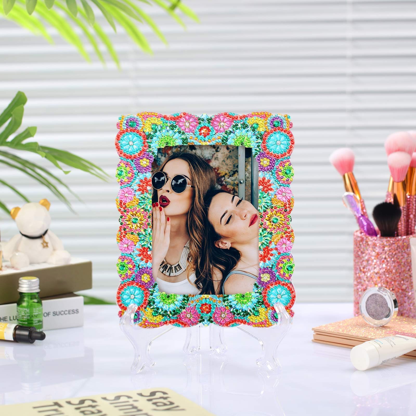 Amazon.com: Soaoo 2 Pcs DIY Diamond Painting Photo Frame Kits