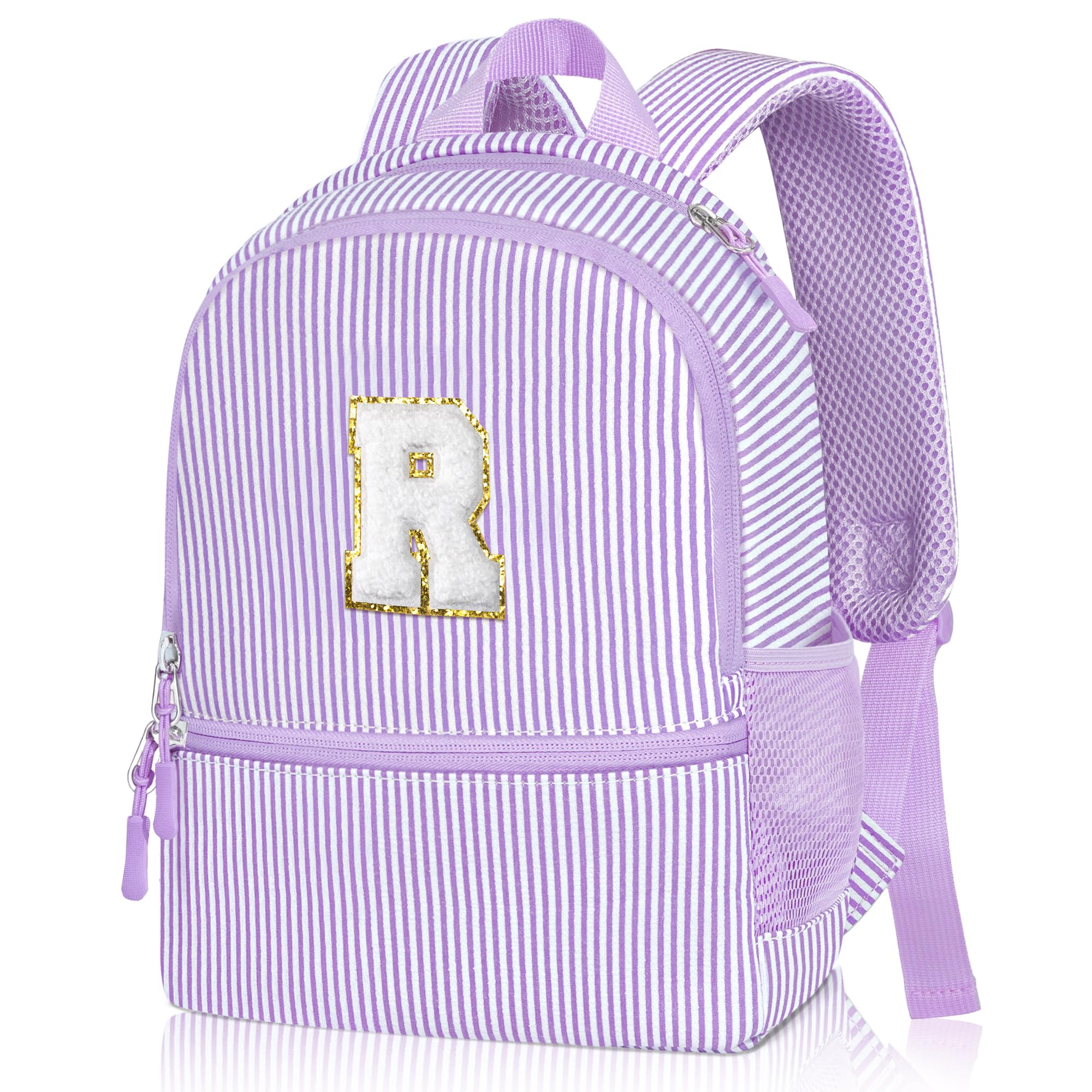 YOOLIFE Personalized Gifts Initial Birthday Gift Backpack Gift For Daughter Gifts For Sister Personalized Backpack Purple R