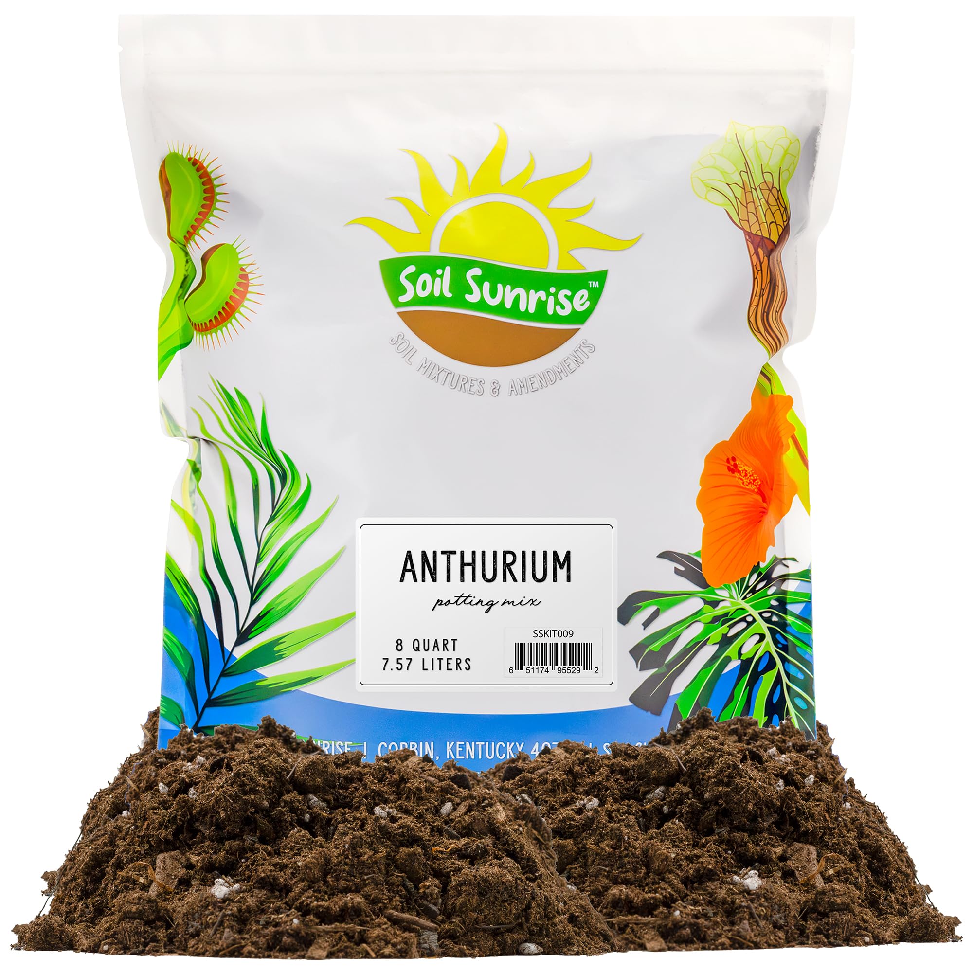 Amazon.com : Soil Sunrise Anthurium Plant Potting Soil Mix (8