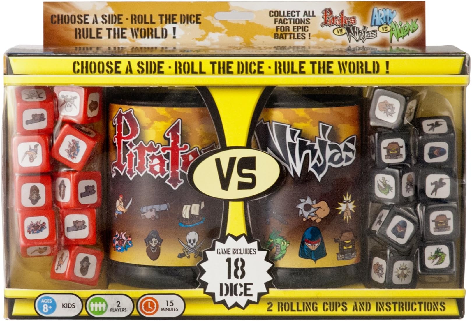 Pirates vs Ninjas Dice Game