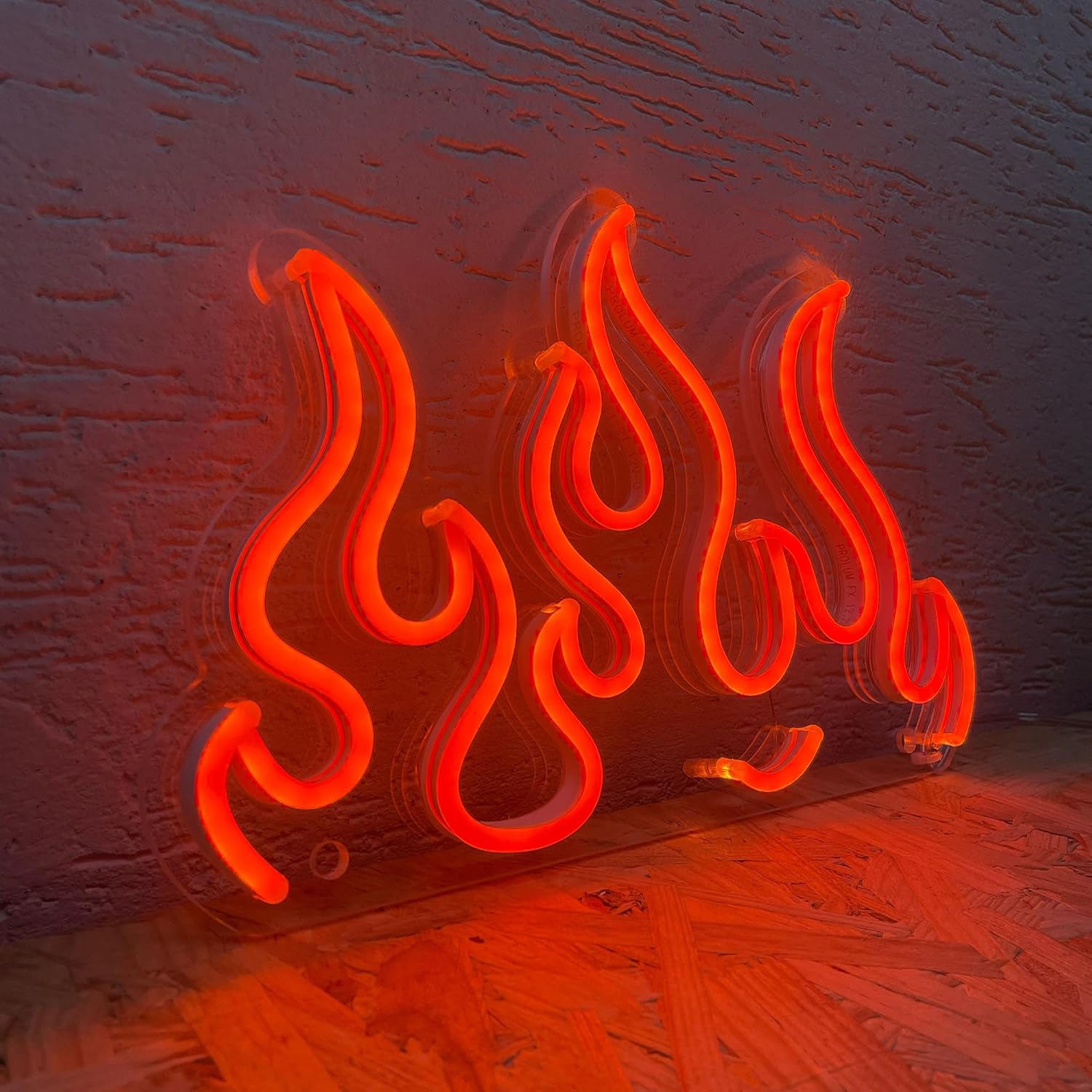 Custom Fire Neon Sign – Personalized Flame Light for Bedroom, Fireplace, Game Room, Bar, or Party Decor – USB Powered & Dimmable LED Neon Wall Sign