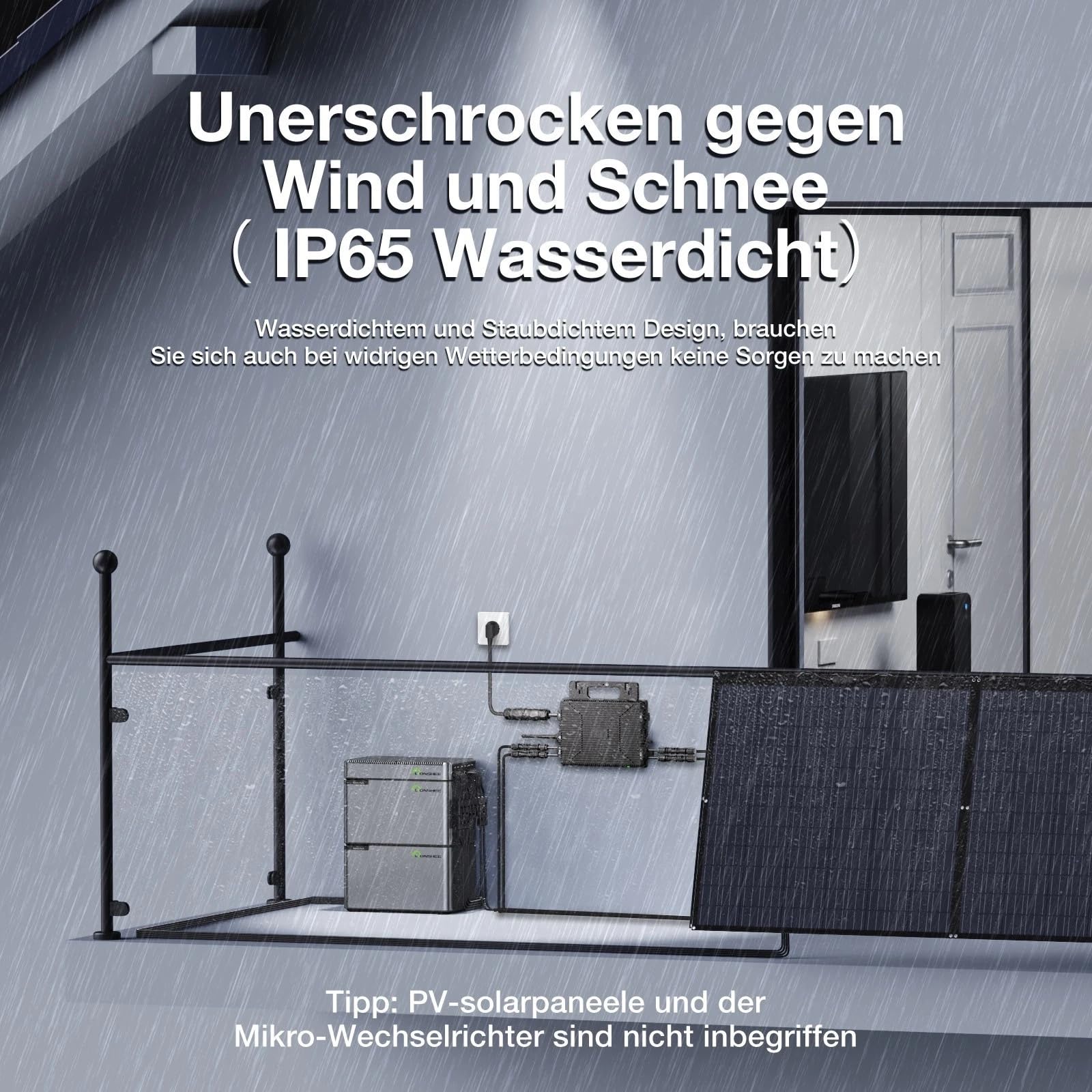 2x1024Wh LiFePO4 Batterien und PV-HUB Speichersystem