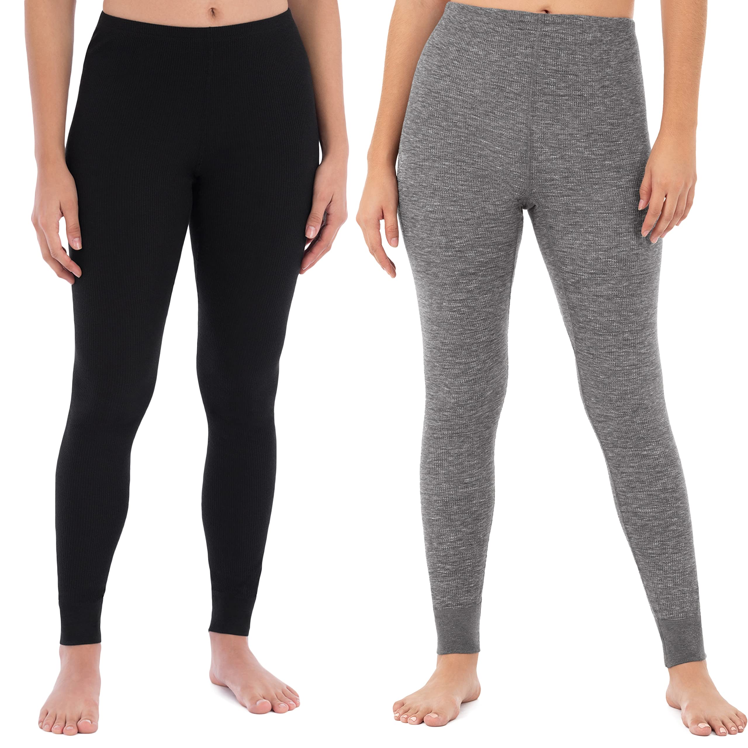 Fruit of the Loom Women's Micro Waffle Thermal Bottom Pajama