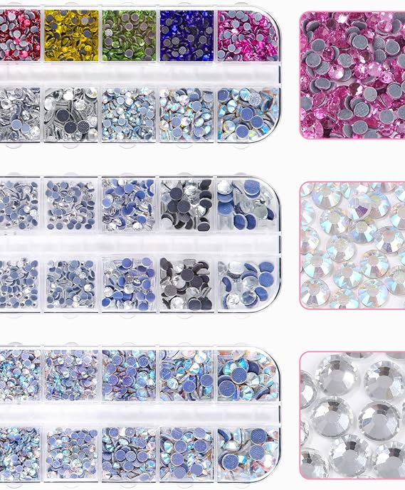 Kureny Hotfix Rhinestone Applicator, Hotfix Strass Applikator Set