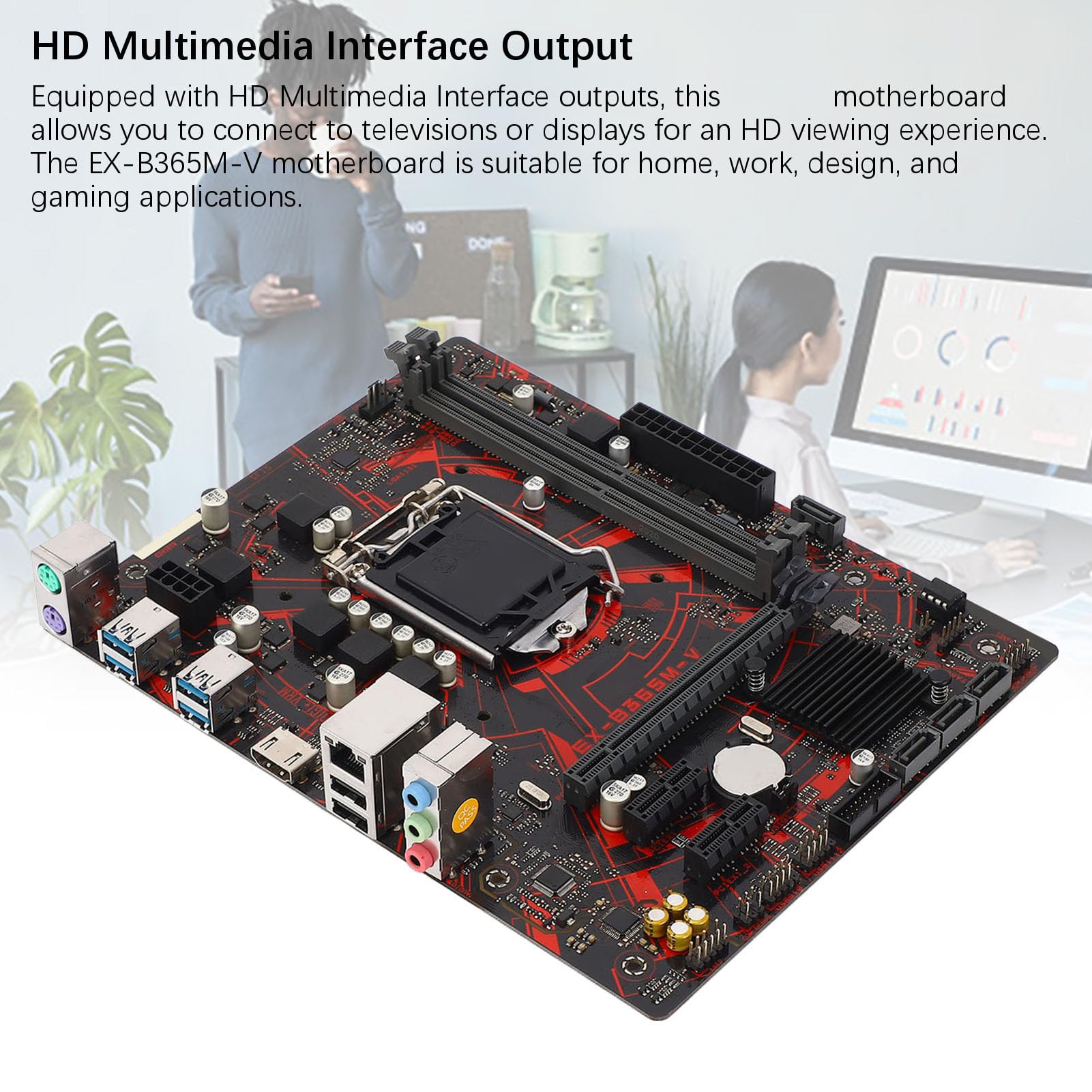 B365M マザーボードCPUセット Amazon | EX-B365M-Vマザーボード、第9世代CORE＆CELERON CPUSのLGA