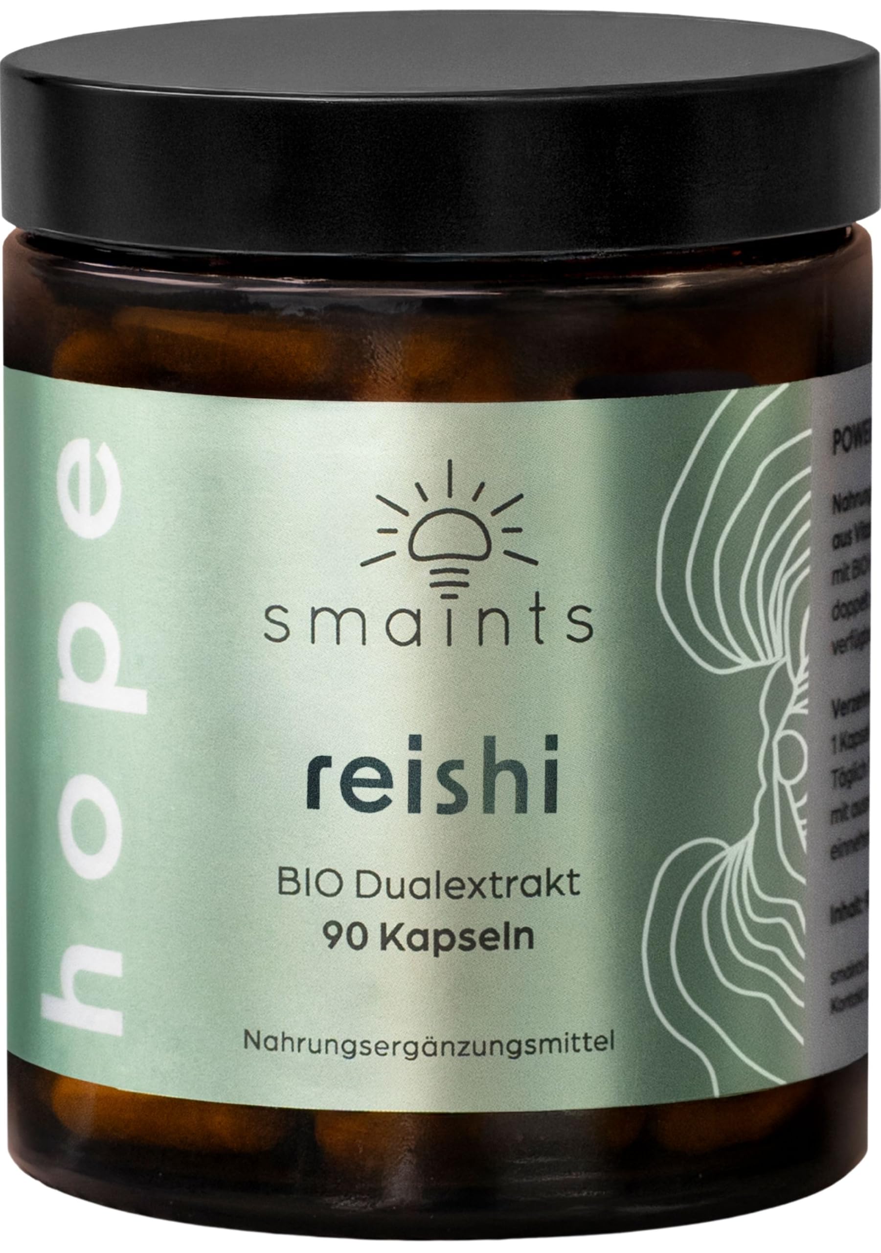Reishi Extrakt Kapseln BIO Hochdosiert - 90 Kapseln Vitalpilze Komplex