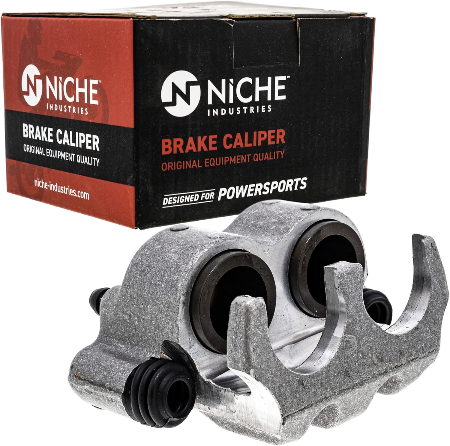 NICHE Front Brake Rotor Caliper Pad Kit for Polaris Ranger 800 900 XP Crew 1911283 1911284 5254272 1911349 1912496