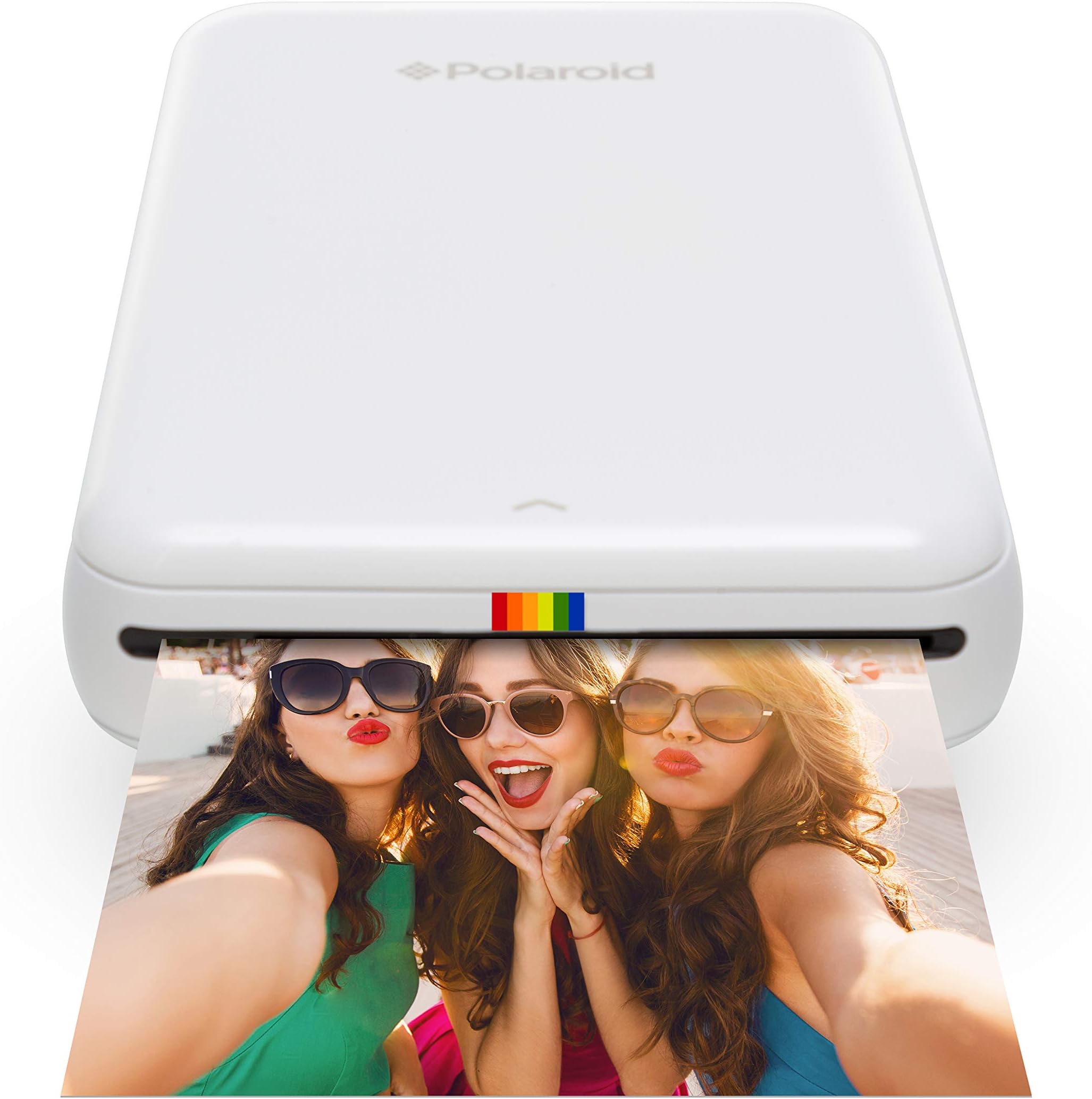 Polaroid ZIP Mobile Printer w/ZINK Zero Ink Printing Technology - Compatible w/iOS & Android Devices - White