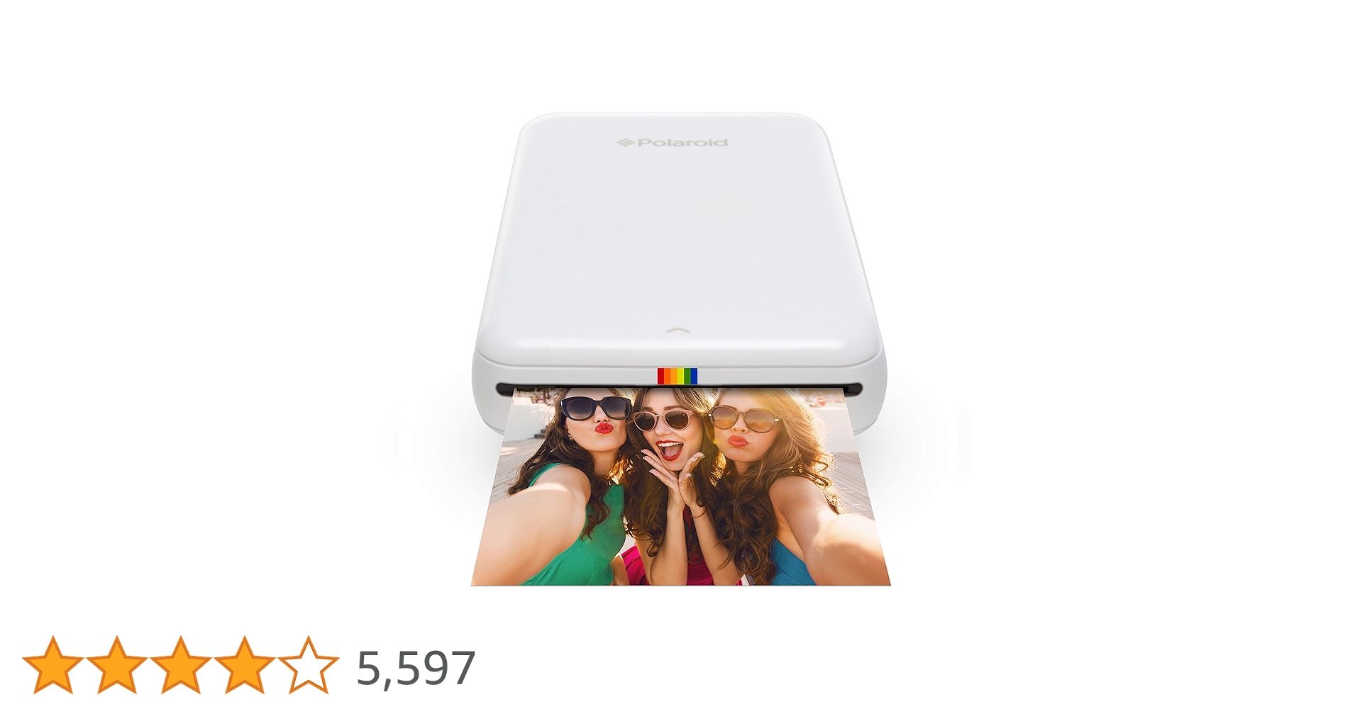 Polaroid ZIP Mobile Printer ホワイト Polaroid ZIP Mobile Instant Photo Printer (White) - Walmart.com