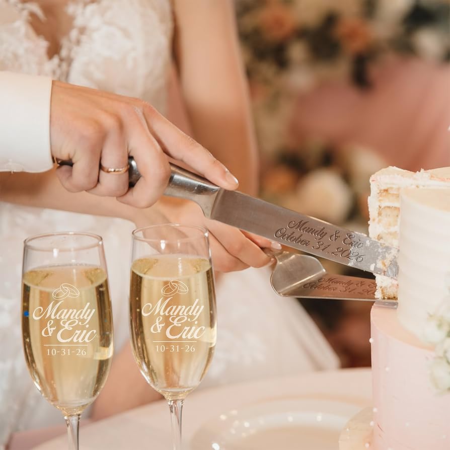 Amazon | 刻印ケーキサーバーセット カスタマイズ可 | My