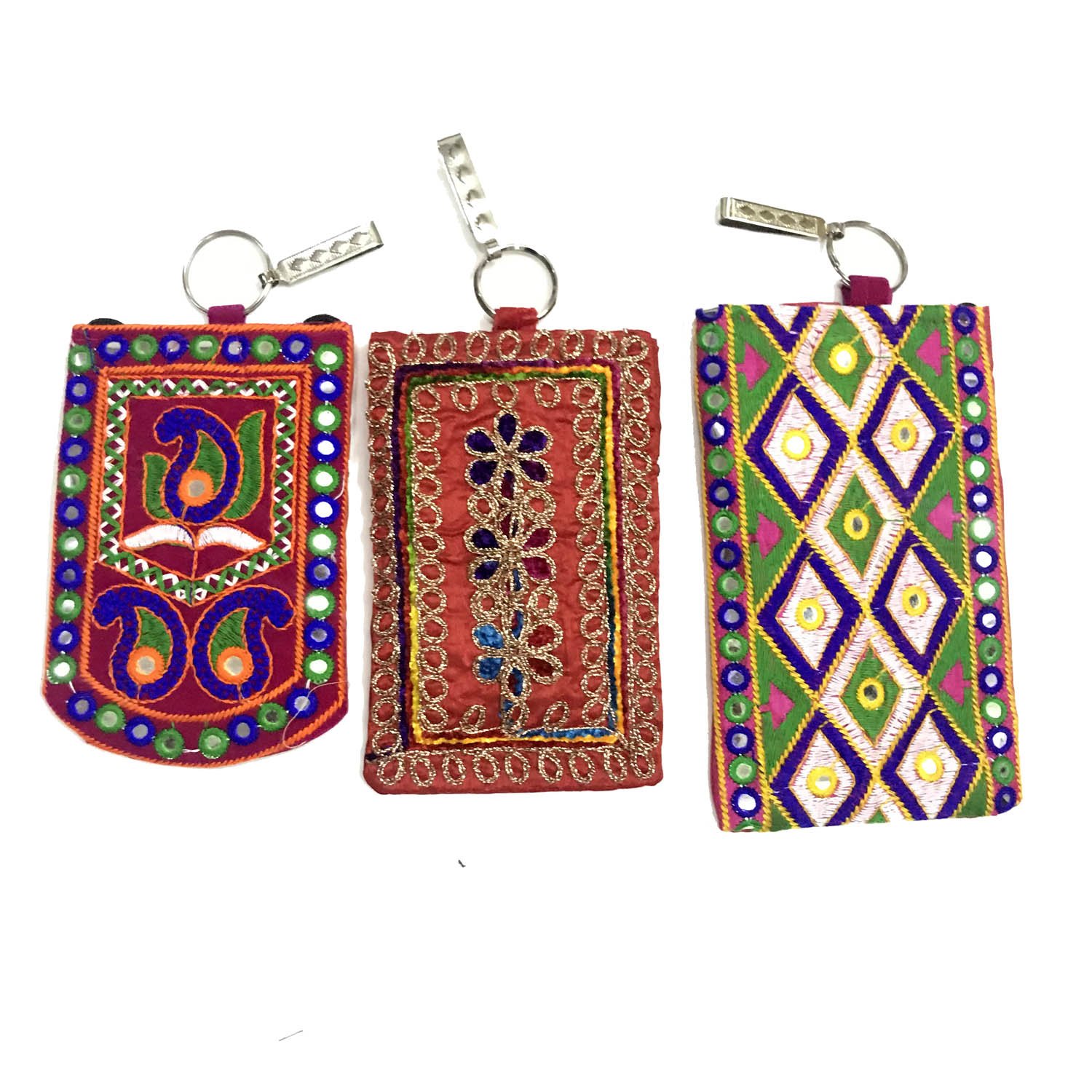 SHUBHANGI COLLECTIONS Womens Multicolour Embroidered Mobile Cover Combo Pouch (B07CJHR343) Amazon Price History, Amazon Price Tracker